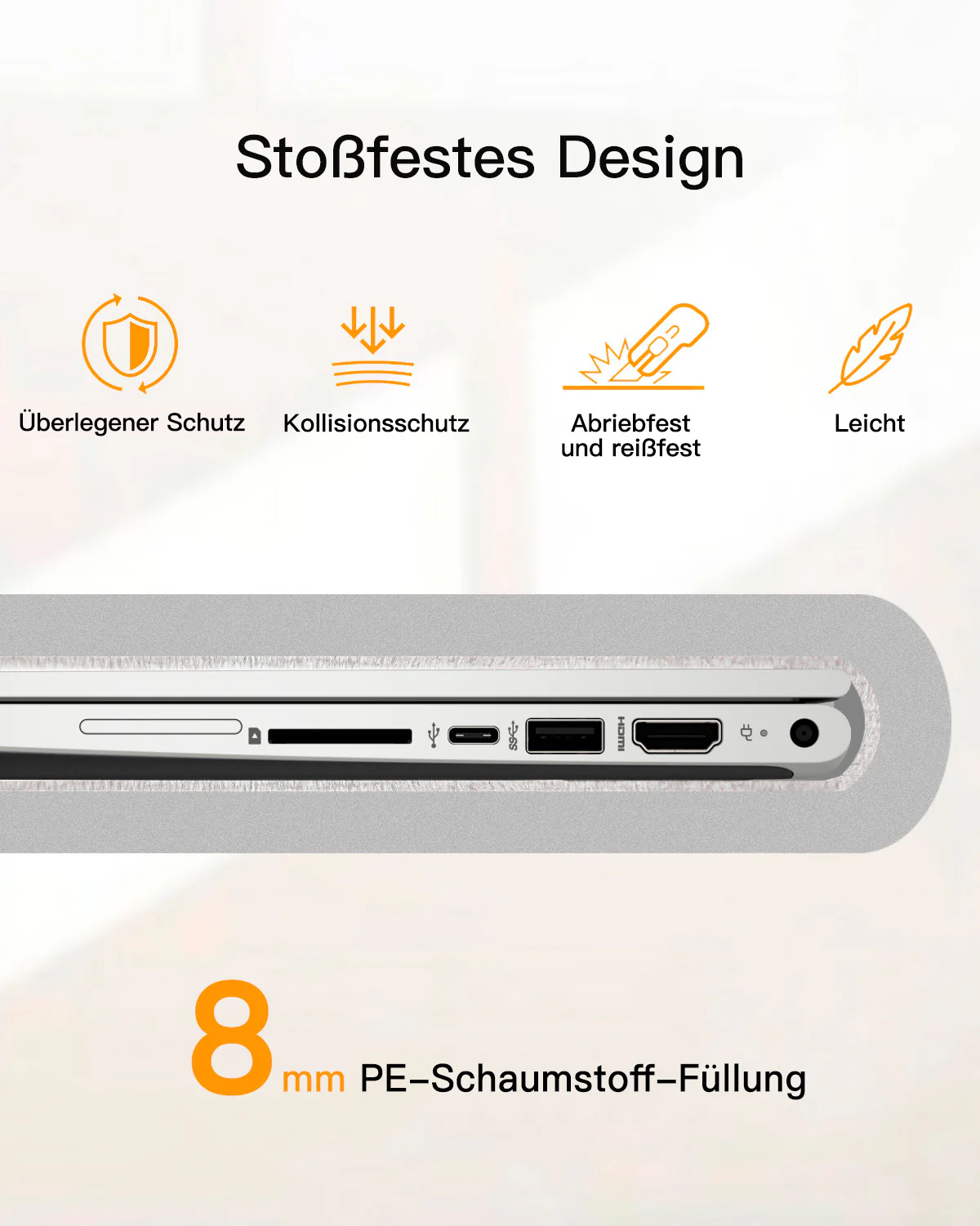 14-15.6 Zoll Hülle Tasche Sleeve Laptop Case, LB1404, LB1504 - Image 13
