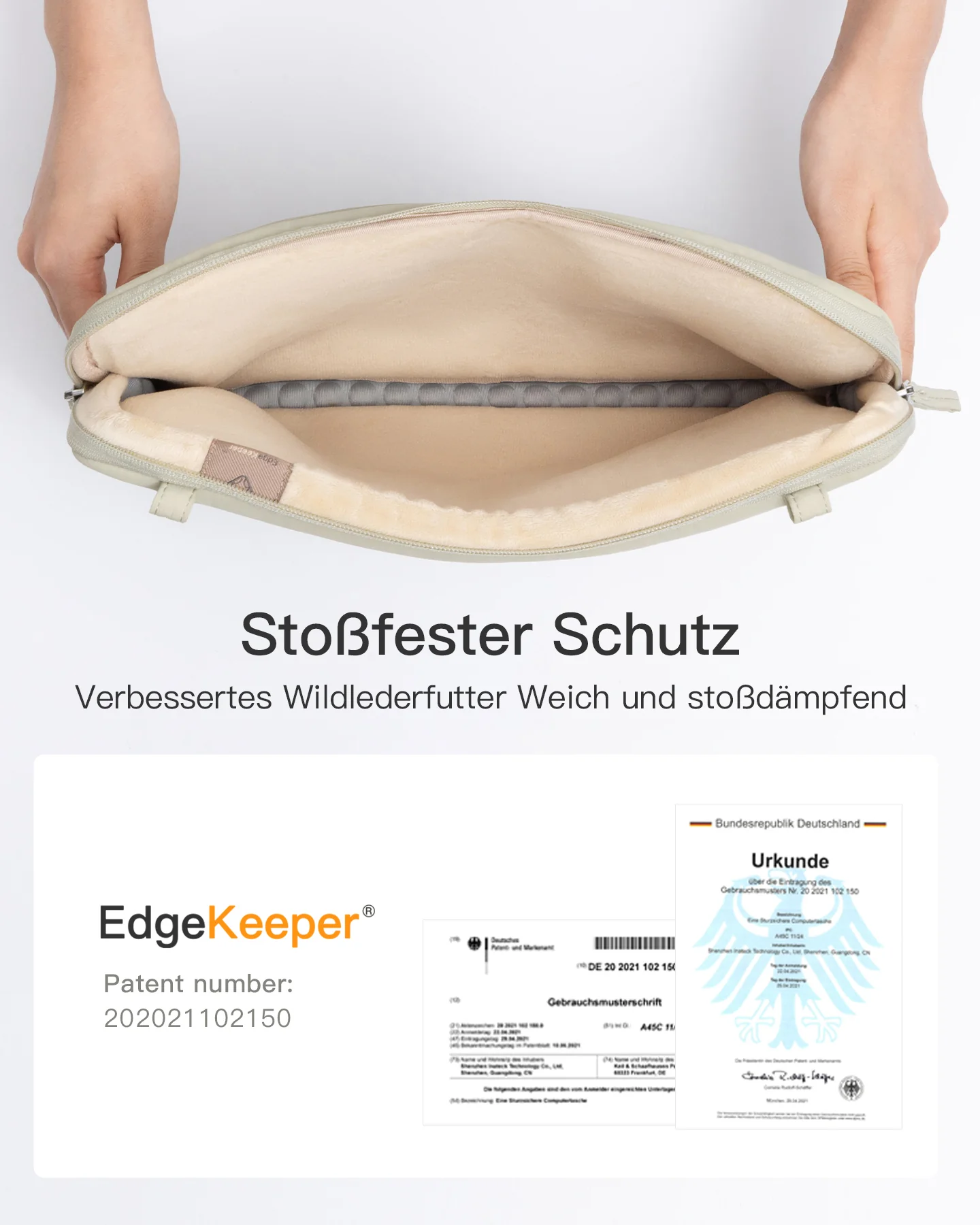 360° Schützende Laptop-Tasche, kompatibel mit 13/14 Zoll MacBook Pro/Air, LBW21 - Image 22