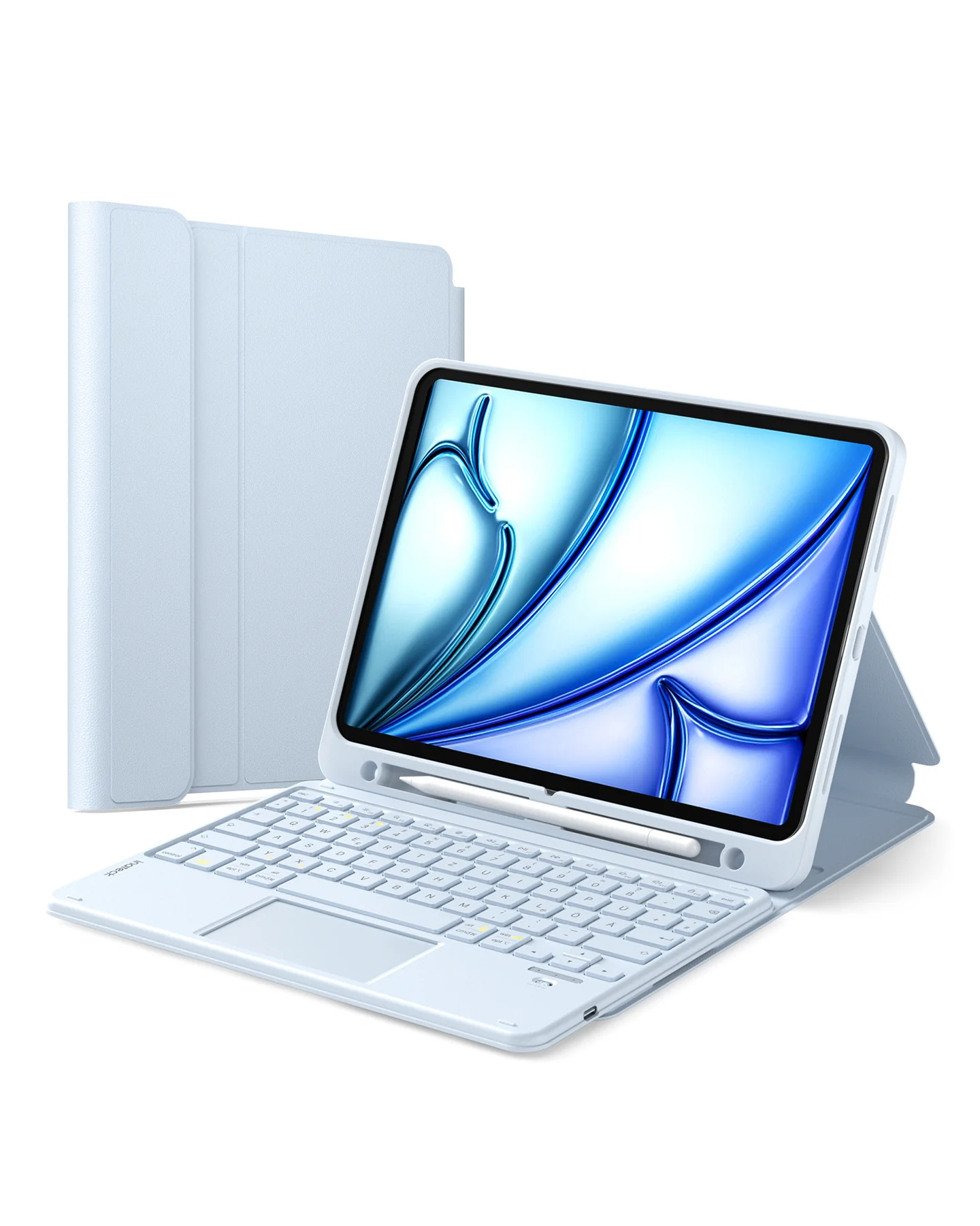 Abnehmbar Tastatur für iPad 11" A16 (2025), iPad Air 11" M4/M3/M2 (2026/2025/2024), iPad Air 10.9" 5/4, iPad Pro 11" 4/3/2/1, KB002 - Image 10