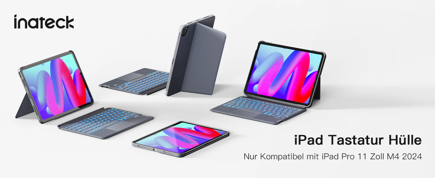Abnehmbar Tastatur für iPad Pro 11 (M4 2024), KB04111-11 - Image 3