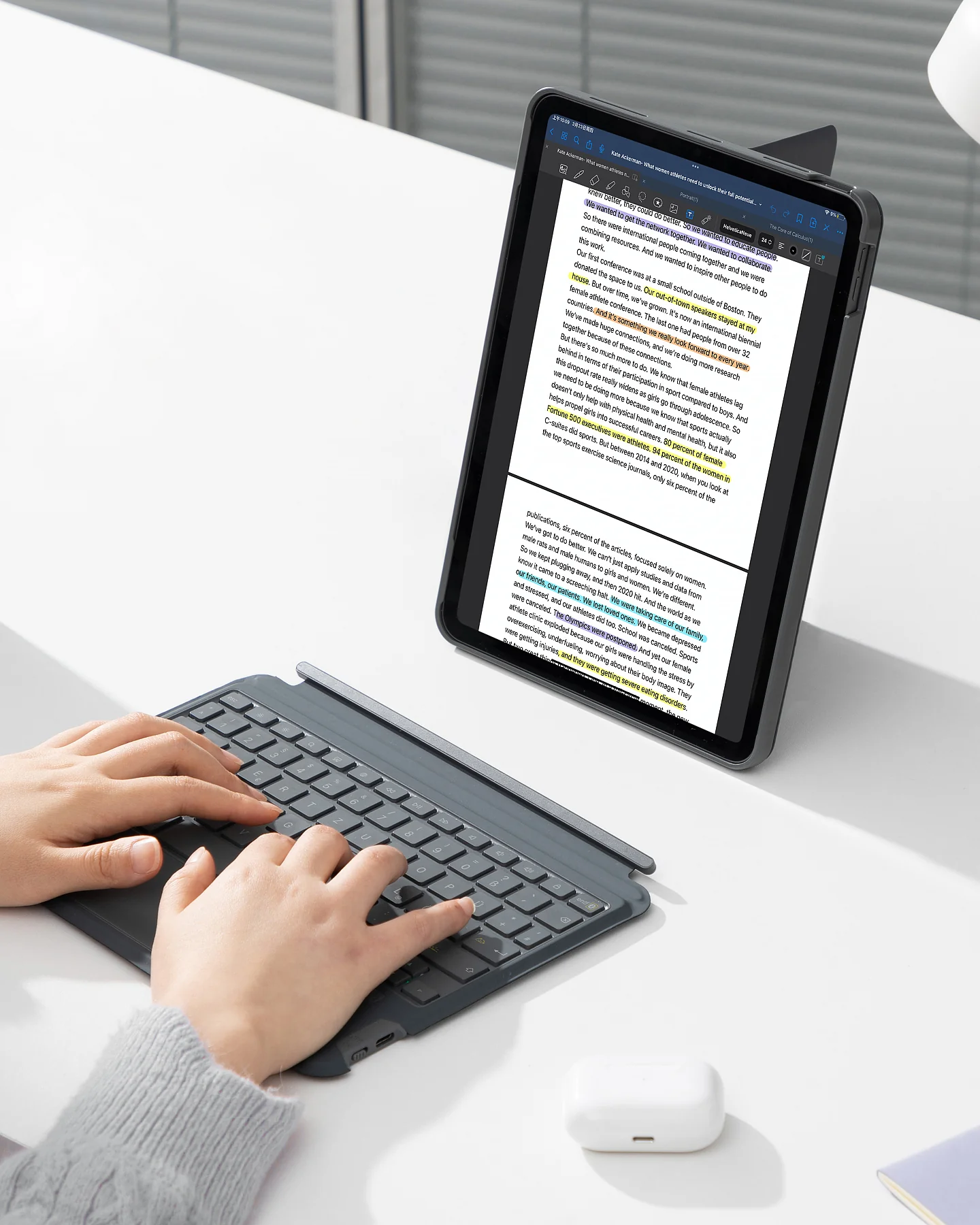 Abnehmbare iPad Tastatur für das iPad 11" 11 Gen (A16 2025), iPad 10.9" 10 Gen (2022), KB04112 - Image 4