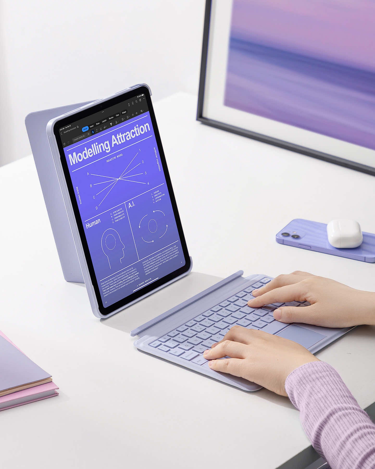 Abnehmbare Tastatur für iPad Air 11" M4/M3/M2 (2026/2025/2024), iPad Air 5/4, iPad Pro 11" 4/3/2/1, QWERTZ, KB04111 - Image 16