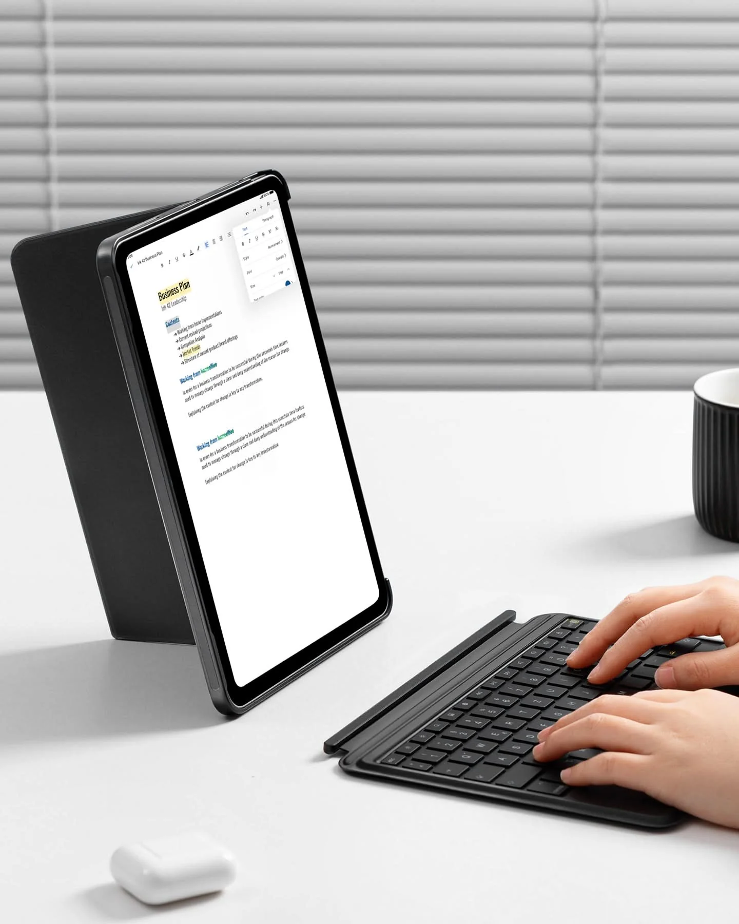 Abnehmbare Tastatur für iPad Air 11" M4/M3/M2 (2026/2025/2024), iPad Air 5/4, iPad Pro 11" 4/3/2/1, QWERTZ, KB04111 - Image 9