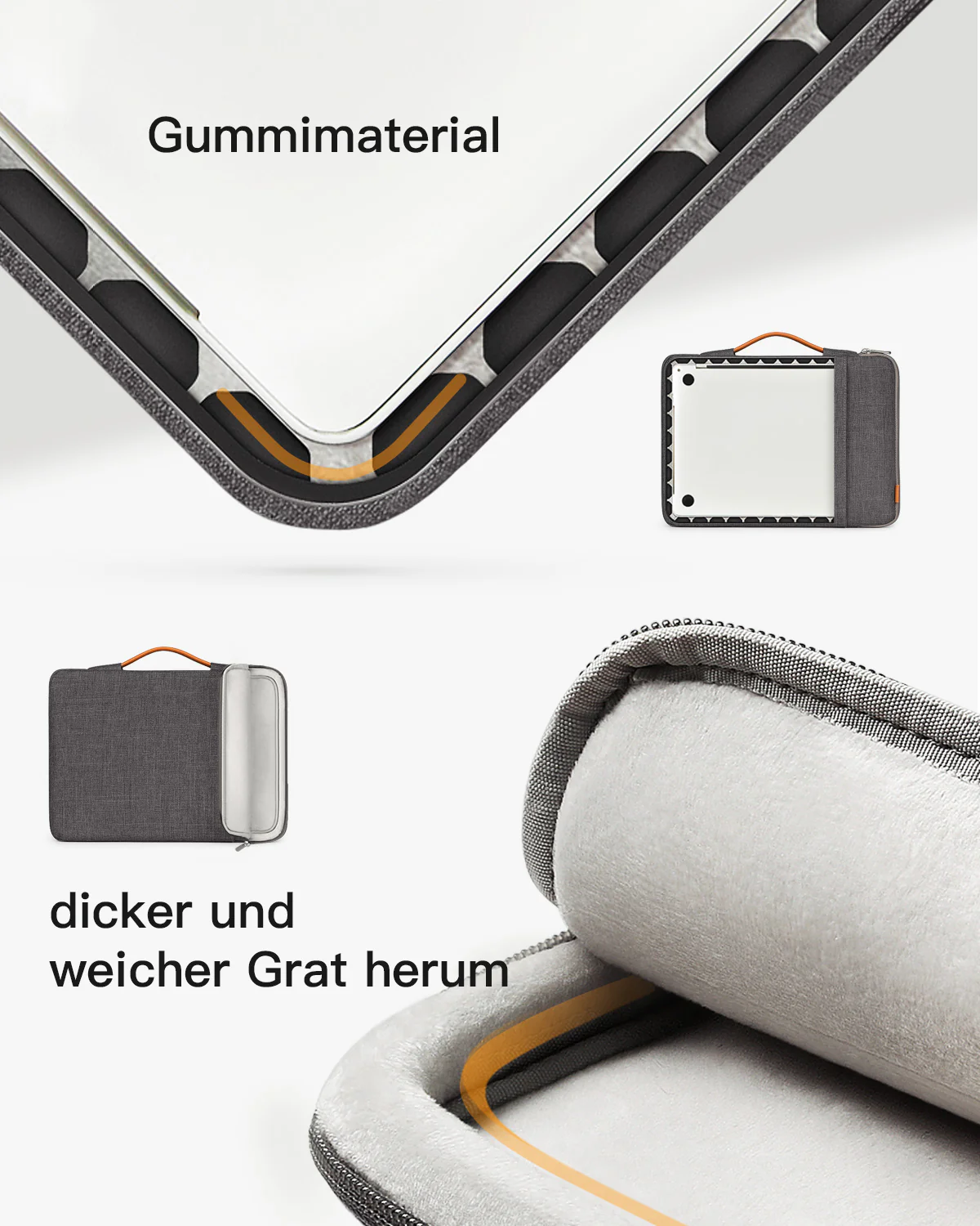 EdgeKeeper 360° Rundumschutz Laptoptasche für 13-16 Zoll Laptops, MacBook Pro, MacBook Air, LB02006/B1 - Image 45