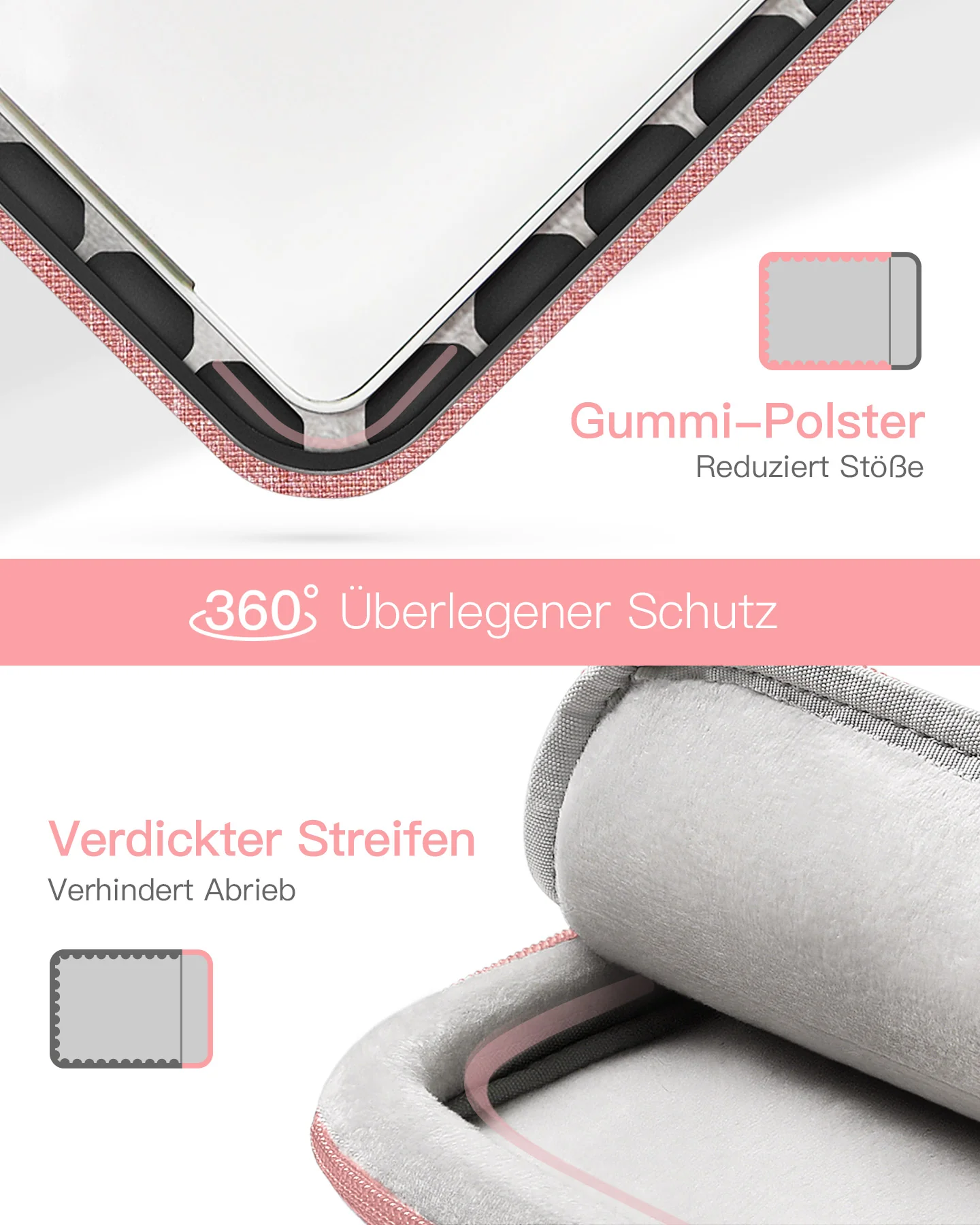 EdgeKeeper 360° Rundumschutz Laptoptasche für 13-16 Zoll Laptops, MacBook Pro, MacBook Air, LB02006/B1 - Image 21
