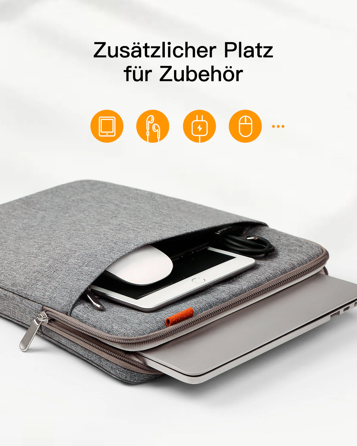 EdgeKeeper 360° Rundumschutz Laptoptasche Hülle 13-16 Zoll mit Zubehörtasche, LB01006/S1 - Image 26
