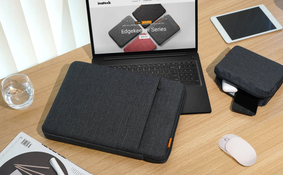 EdgeKeeper 360° Rundumschutz Laptoptasche Hülle 13-16 Zoll mit Zubehörtasche, LB01006/S1 - Image 70