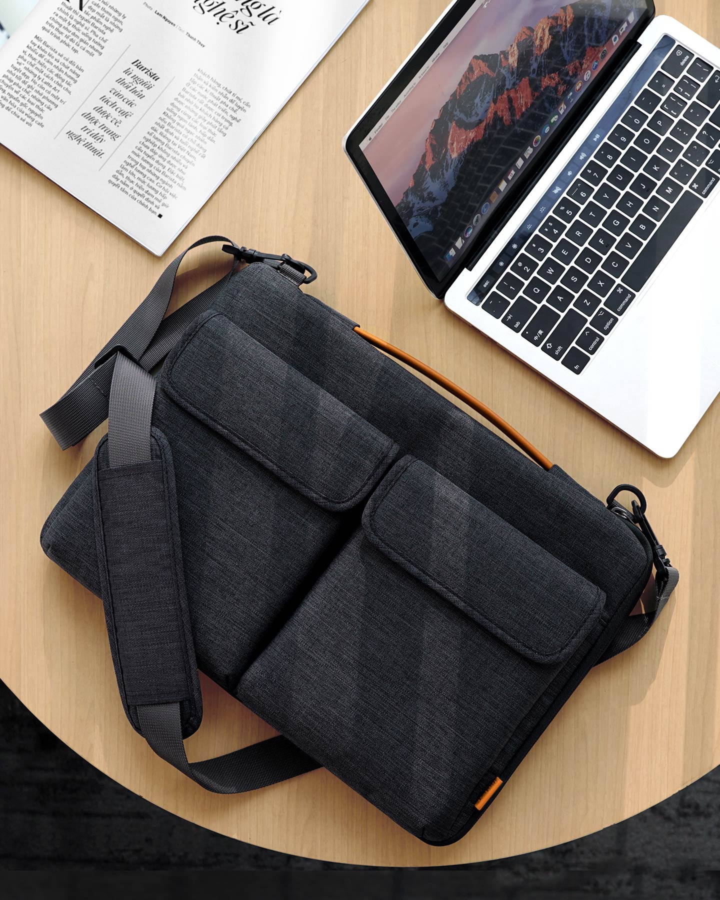EdgeKeeper 360° Rundumschutz Laptoptasche Schultertaschen 13-15,6 Zoll - LB03008/K5 - Image 11