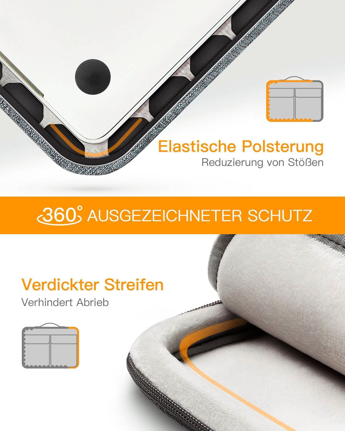 EdgeKeeper 360° Rundumschutz Laptoptasche Schultertaschen 13-15,6 Zoll - LB03008/K5 - Image 12