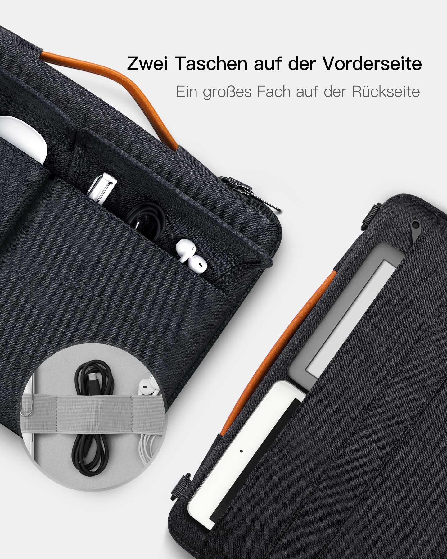EdgeKeeper 360° Rundumschutz Laptoptasche Schultertaschen 13-15,6 Zoll - LB03008/K5 - Image 13