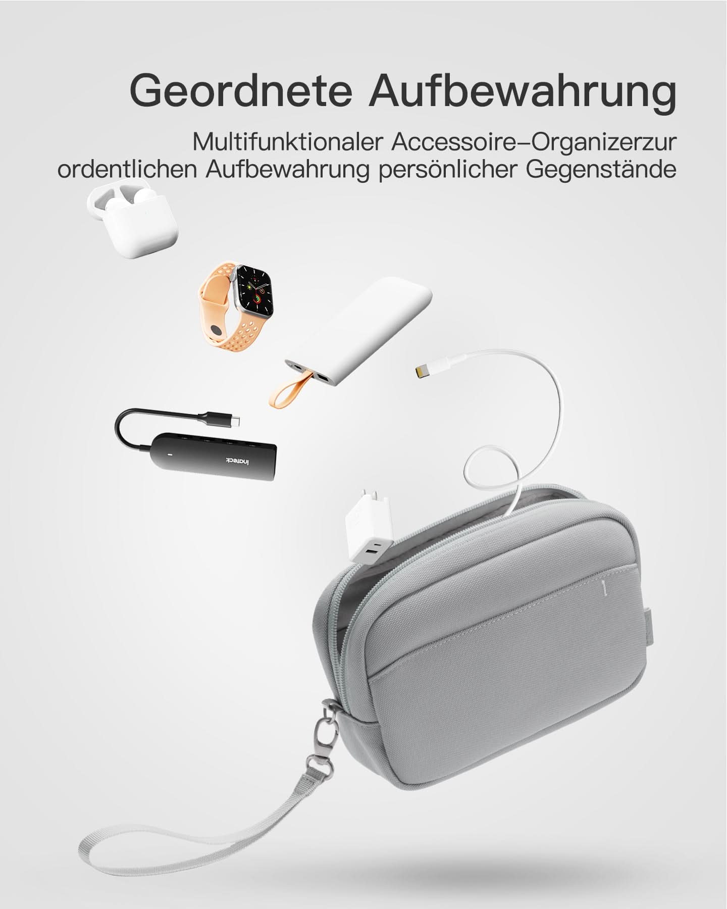 Electronics Organizer, spritzwasserfester Reiseorganizer, AB03012 - Image 10