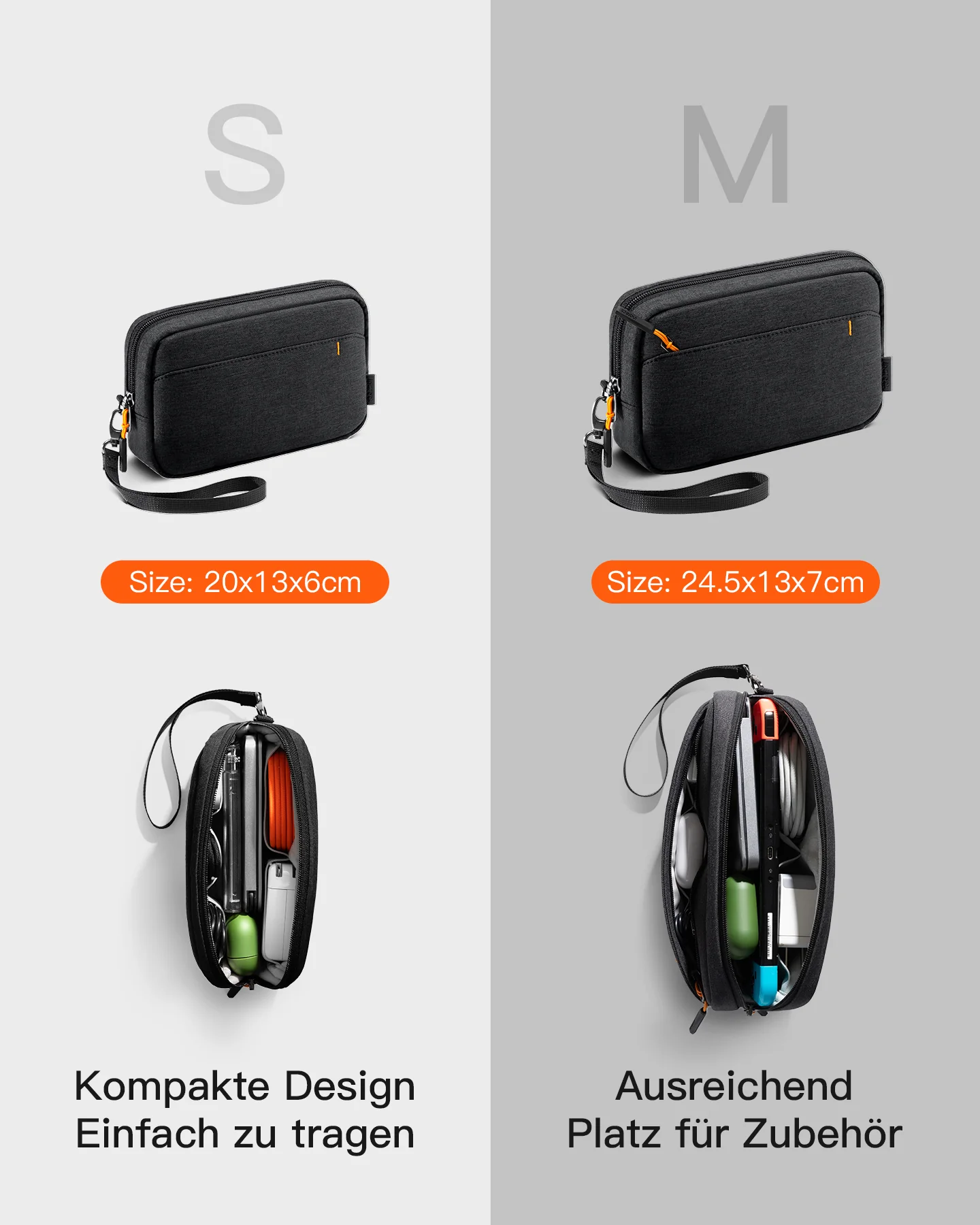 Electronics Organizer, spritzwasserfester Reiseorganizer, AB03012 - Image 17