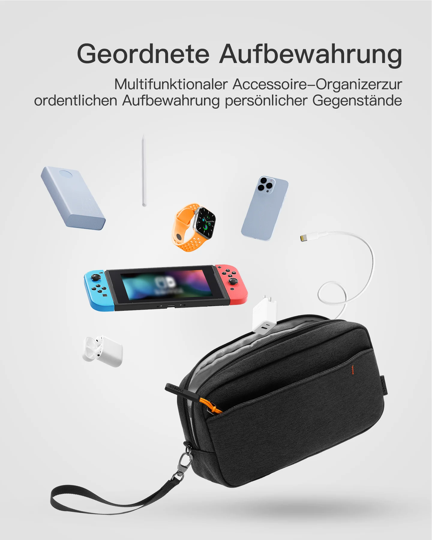Electronics Organizer, spritzwasserfester Reiseorganizer, AB03012 - Image 18