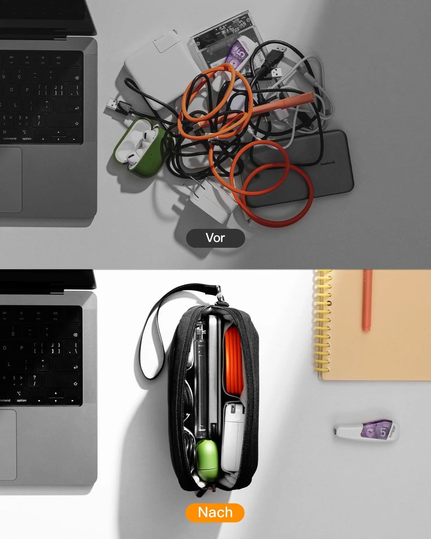 Electronics Organizer, spritzwasserfester Reiseorganizer, AB03012 - Image 8
