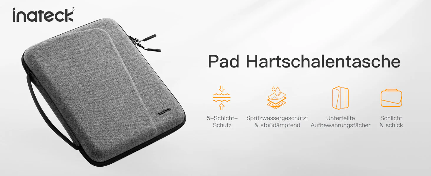 Hartschalen Tablet Hülle Tragetasche für 11-12,9 Zoll iPads 2018-2024, AB01002 - Image 3