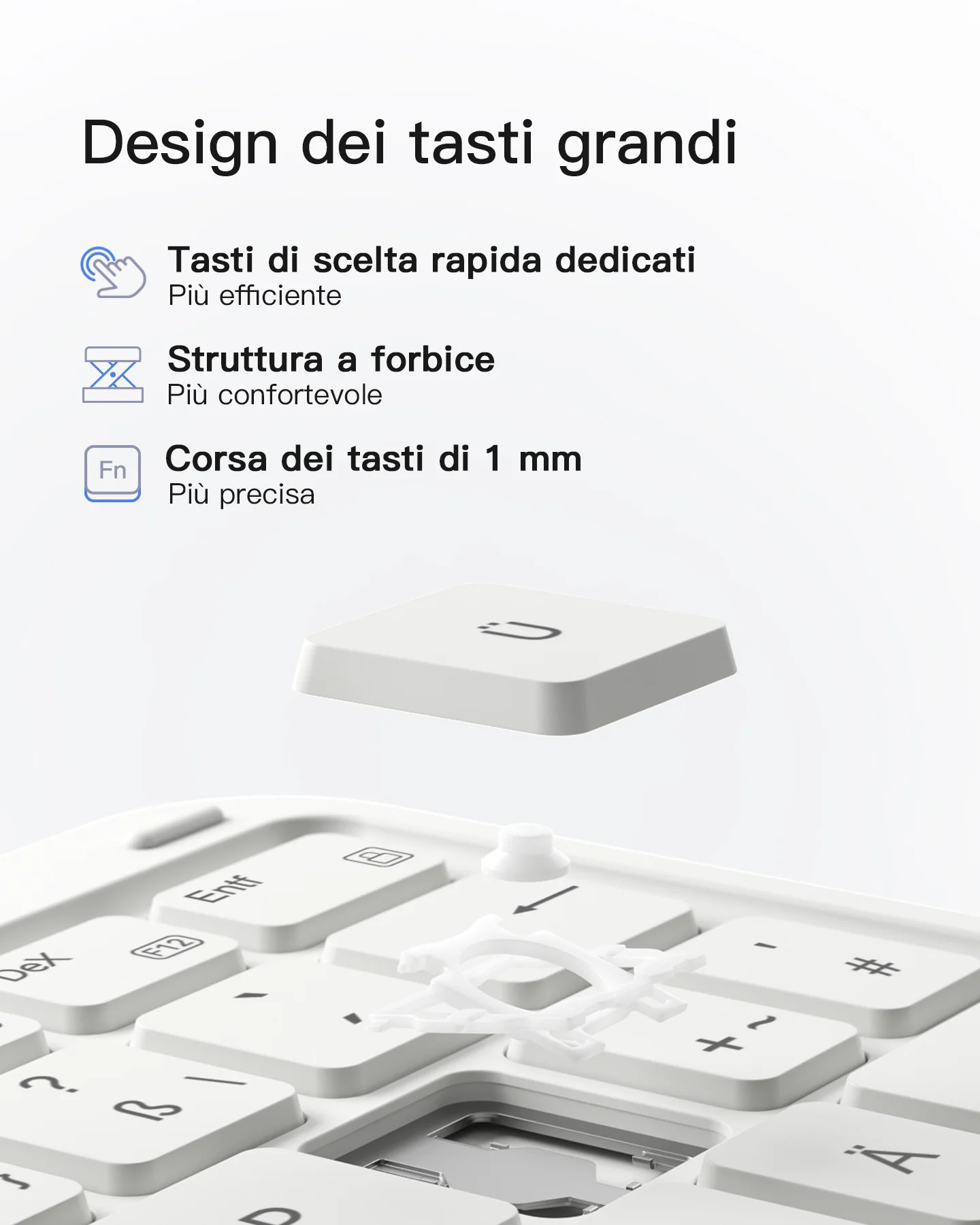 Hülle für Samsung Galaxy Tab S10 FE/S9 FE/S9, Hoch-/Querformat Ständer Tastatur mit Touchpad, N0064 - Image 14