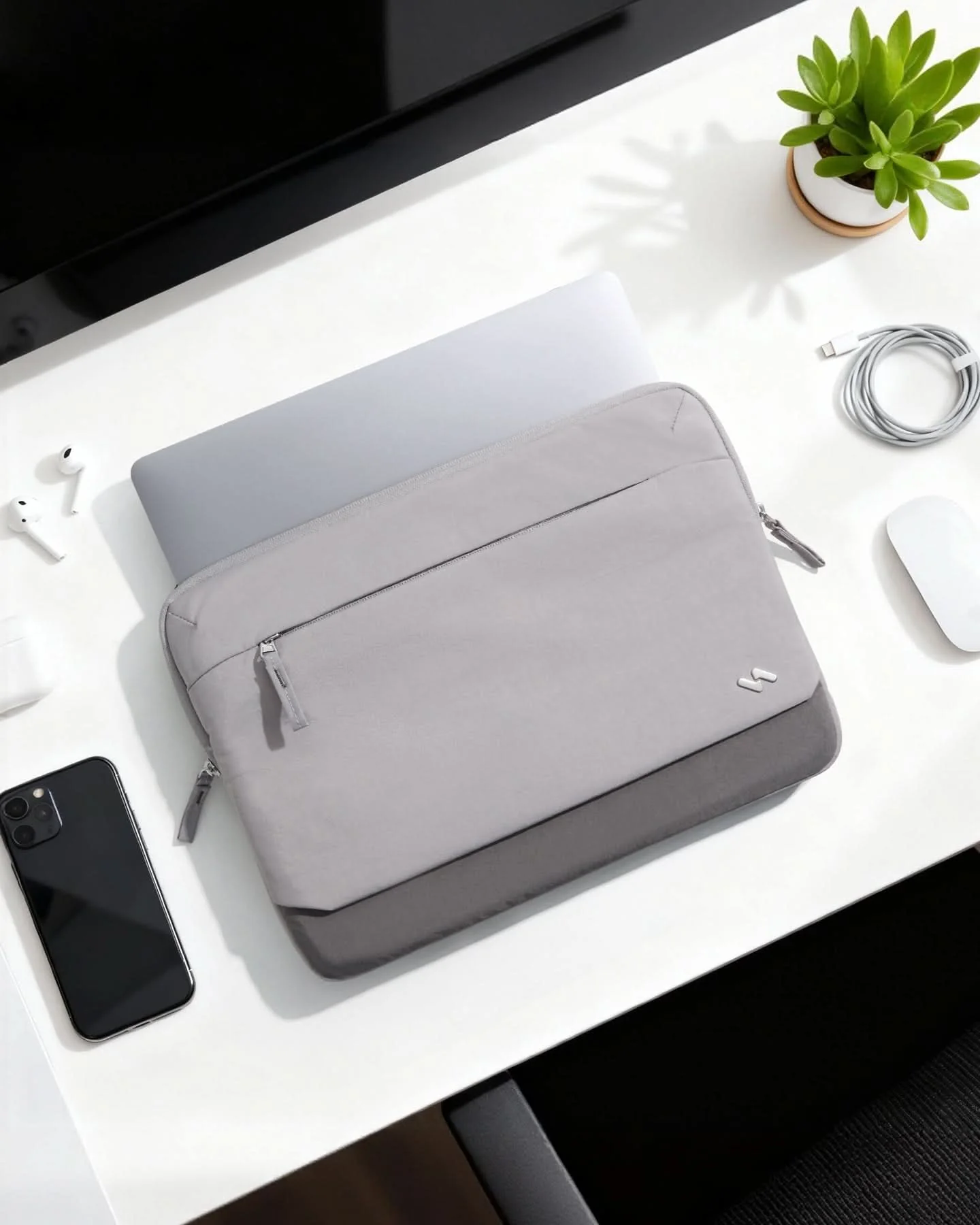 Inateck 360° Schutz Laptoptasche Hülle Schultertasche, kompatibel mit 13-Zoll MacBook Pro/Air, 14-Zoll MacBook Pro/Max (2026-2021), LBT32 - Image 11