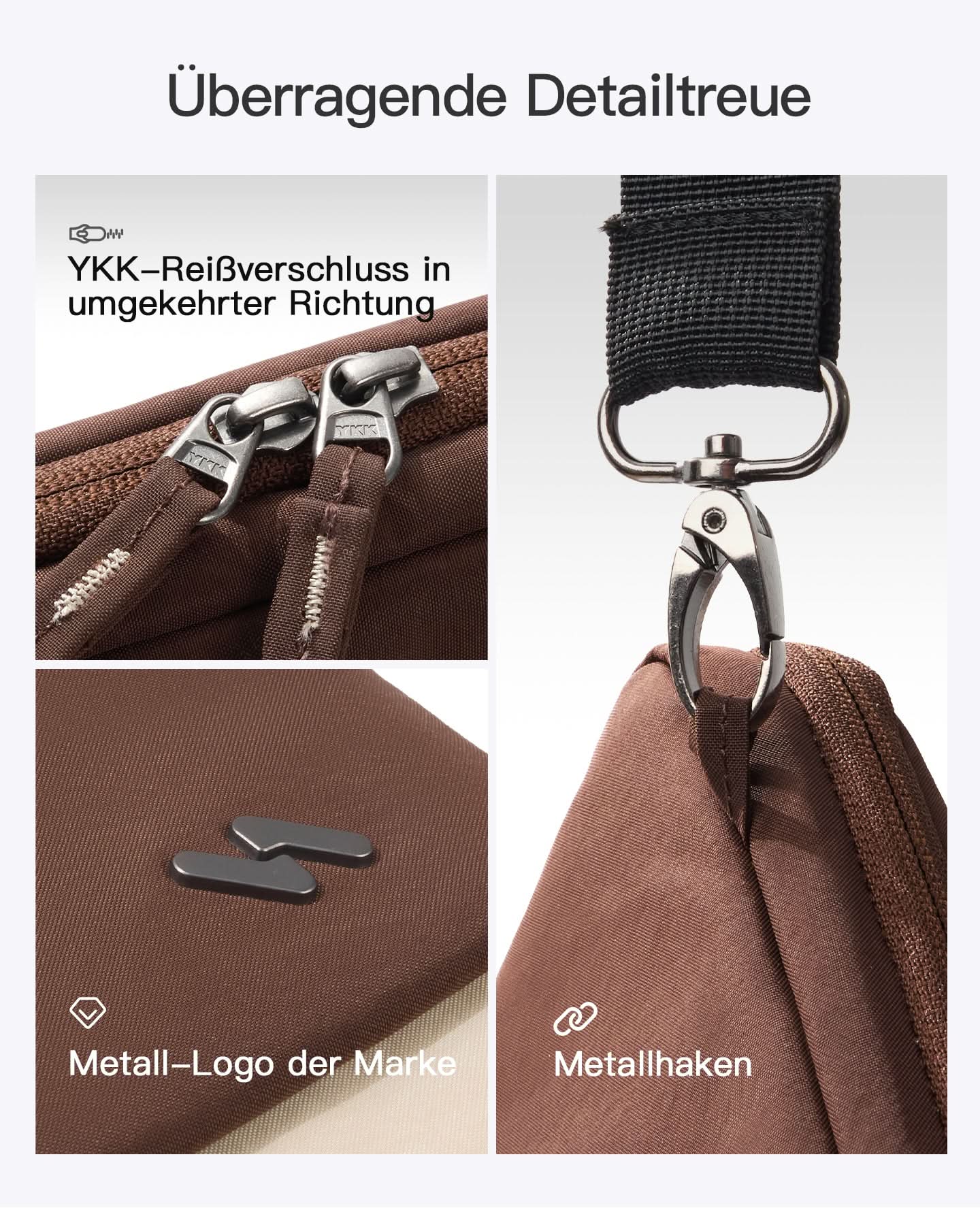 Inateck 360° Schutz Laptoptasche Hülle Schultertasche, kompatibel mit 13-Zoll MacBook Pro/Air, 14-Zoll MacBook Pro/Max (2026-2021), LBT32 - Image 24