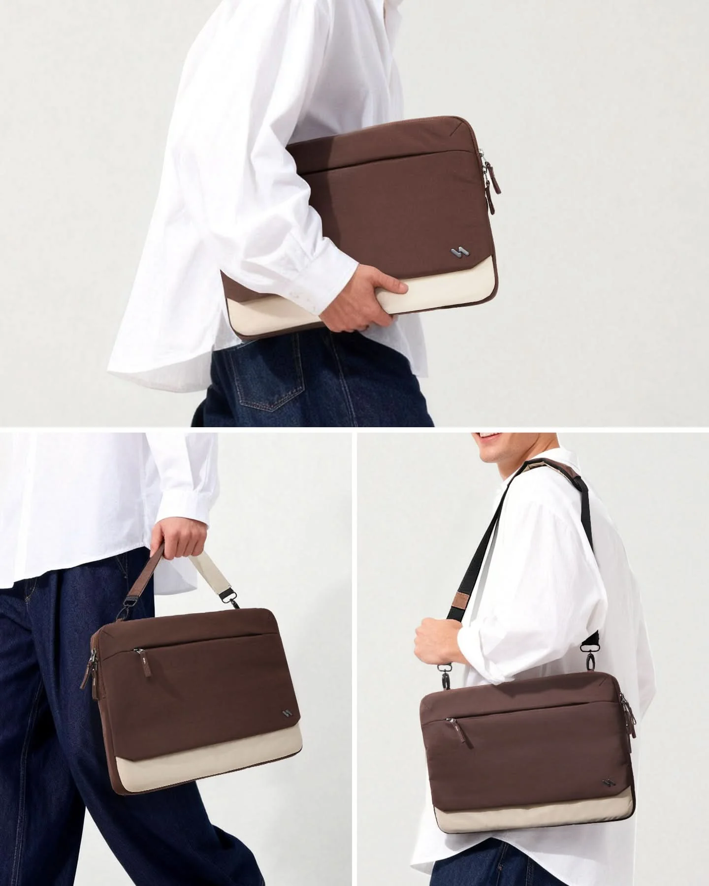 Inateck 360° Schutz Laptoptasche Hülle Schultertasche, kompatibel mit 13-Zoll MacBook Pro/Air, 14-Zoll MacBook Pro/Max (2026-2021), LBT32 - Image 27