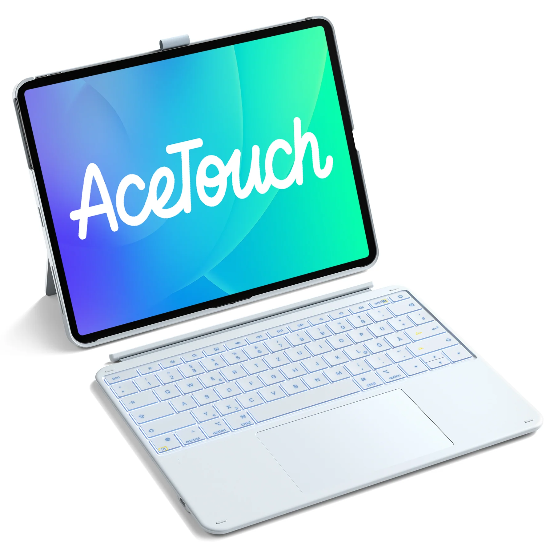 Inateck Abnehmbar Tastatur Hülle Kompatibel mit iPad Air 13" M4/M3/M2 (2026/2025/2024), iPad Pro 12.9" 6/5/4/3 Gen,QWERTZ, AceTouch, KB04122-13A - Image 19