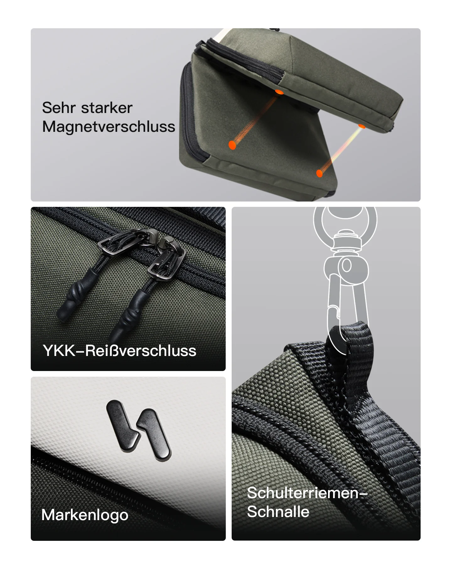 Multifunktionaler Kabeltasche Elektronik Organizer, Spritzwassergeschütztes, ABM34 - Image 17