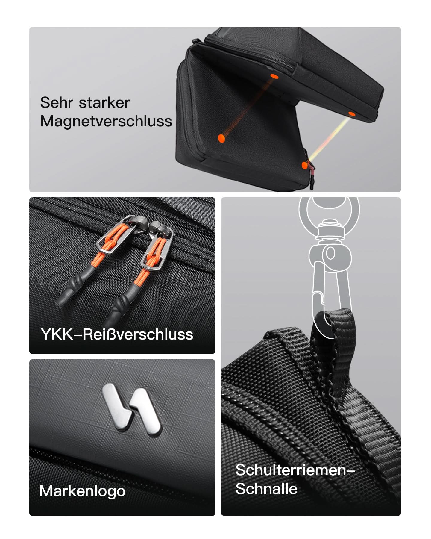 Multifunktionaler Kabeltasche Elektronik Organizer, Spritzwassergeschütztes, ABM34 - Image 8