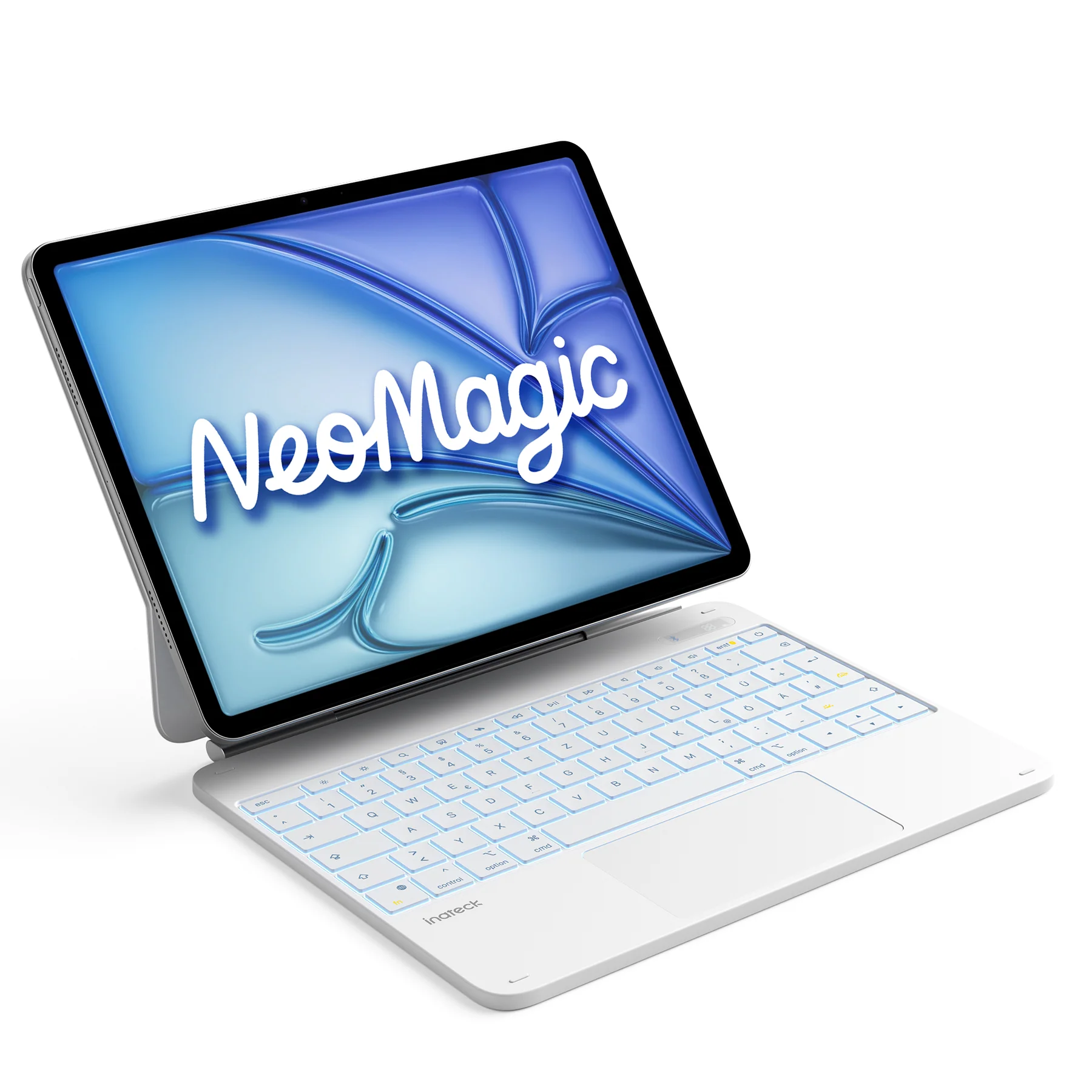 Inateck NeoMagic Magnetische Tastatur Hülle für iPad Air 13" M4/M3/M2 (2026/2025/2024), iPad Pro 12.9" 6/5/4/3 Gen,QWERTZ, KB903-13A - Image 19