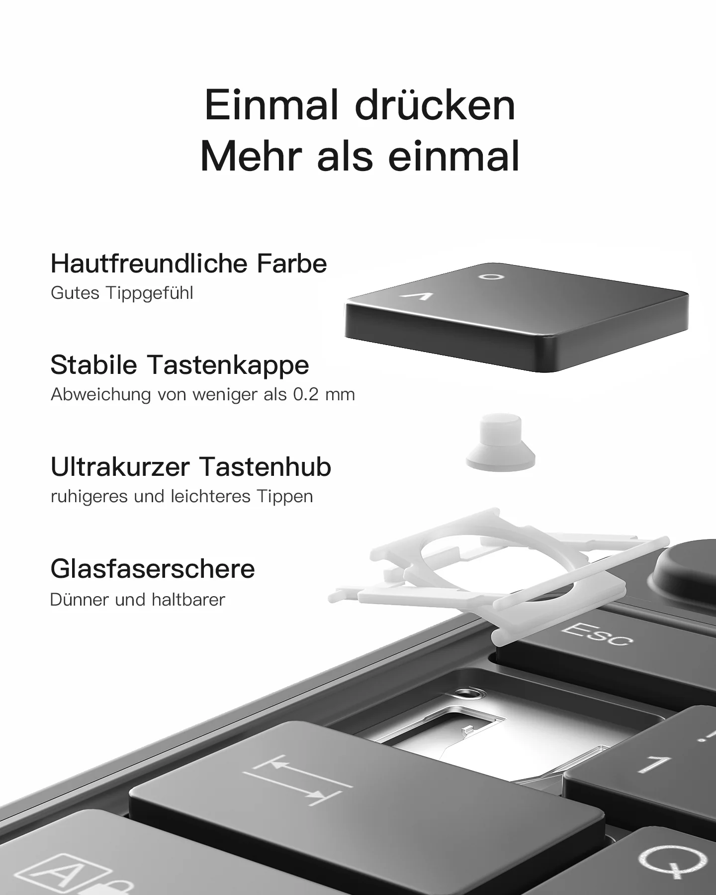 Surface Pro AI Funktion Tastatur, Kompatibel mit Surface Pro 11/10/9/8/X, QWERTZ, KB05114 - Image 13