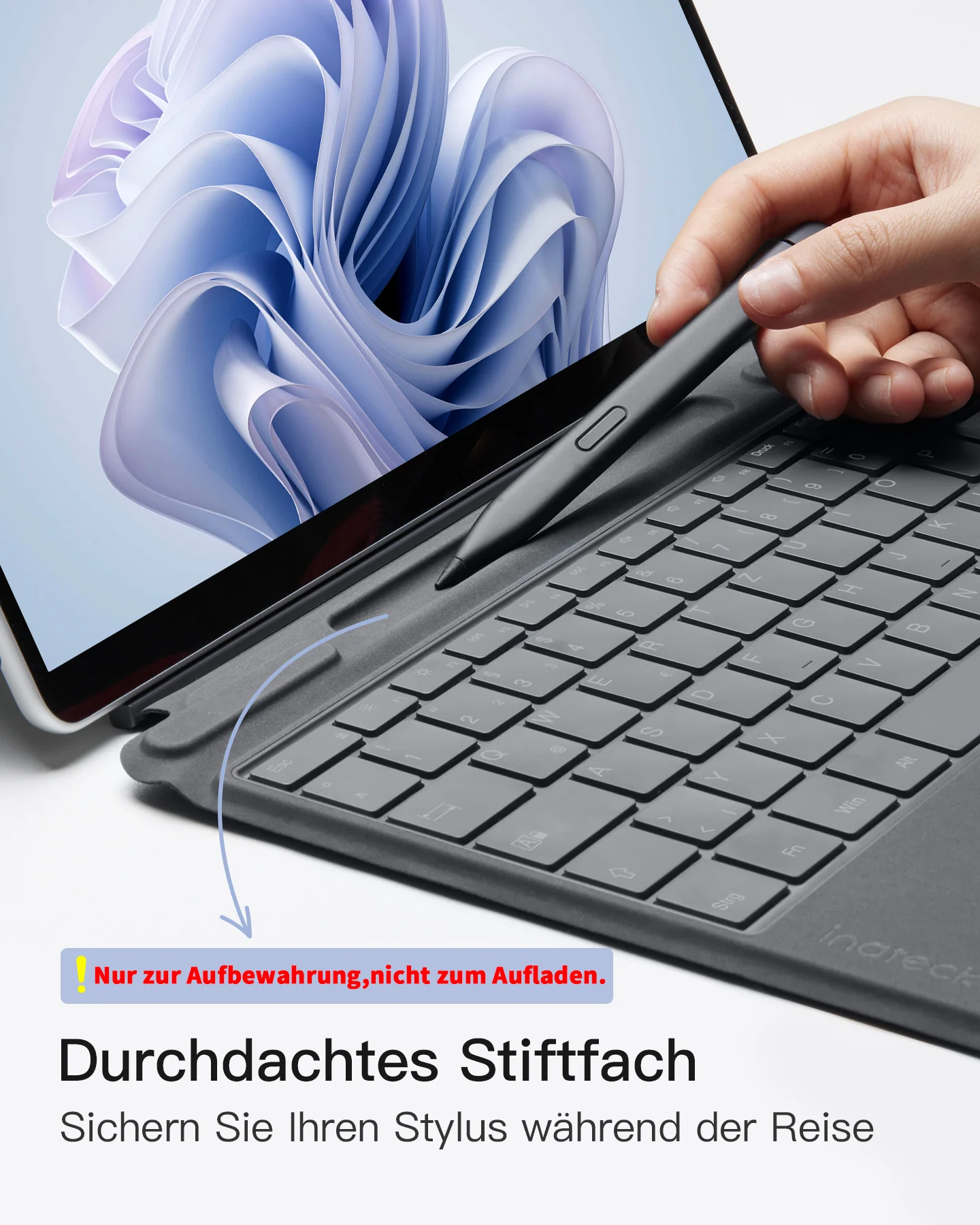 Surface Pro AI Funktion Tastatur, Kompatibel mit Surface Pro 11/10/9/8/X, QWERTZ, KB05114 - Image 18