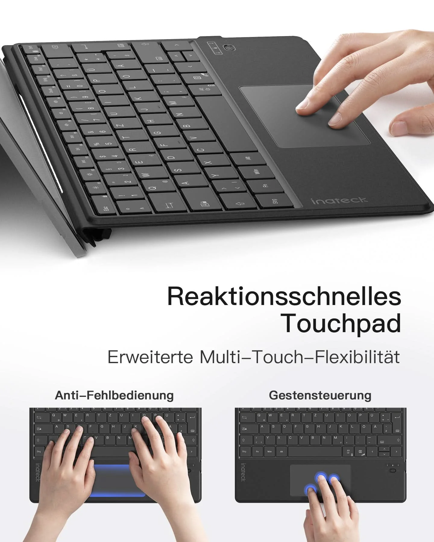 Surface Pro AI Funktion Tastatur, Kompatibel mit Surface Pro 11/10/9/8/X, QWERTZ, KB05114 - Image 6