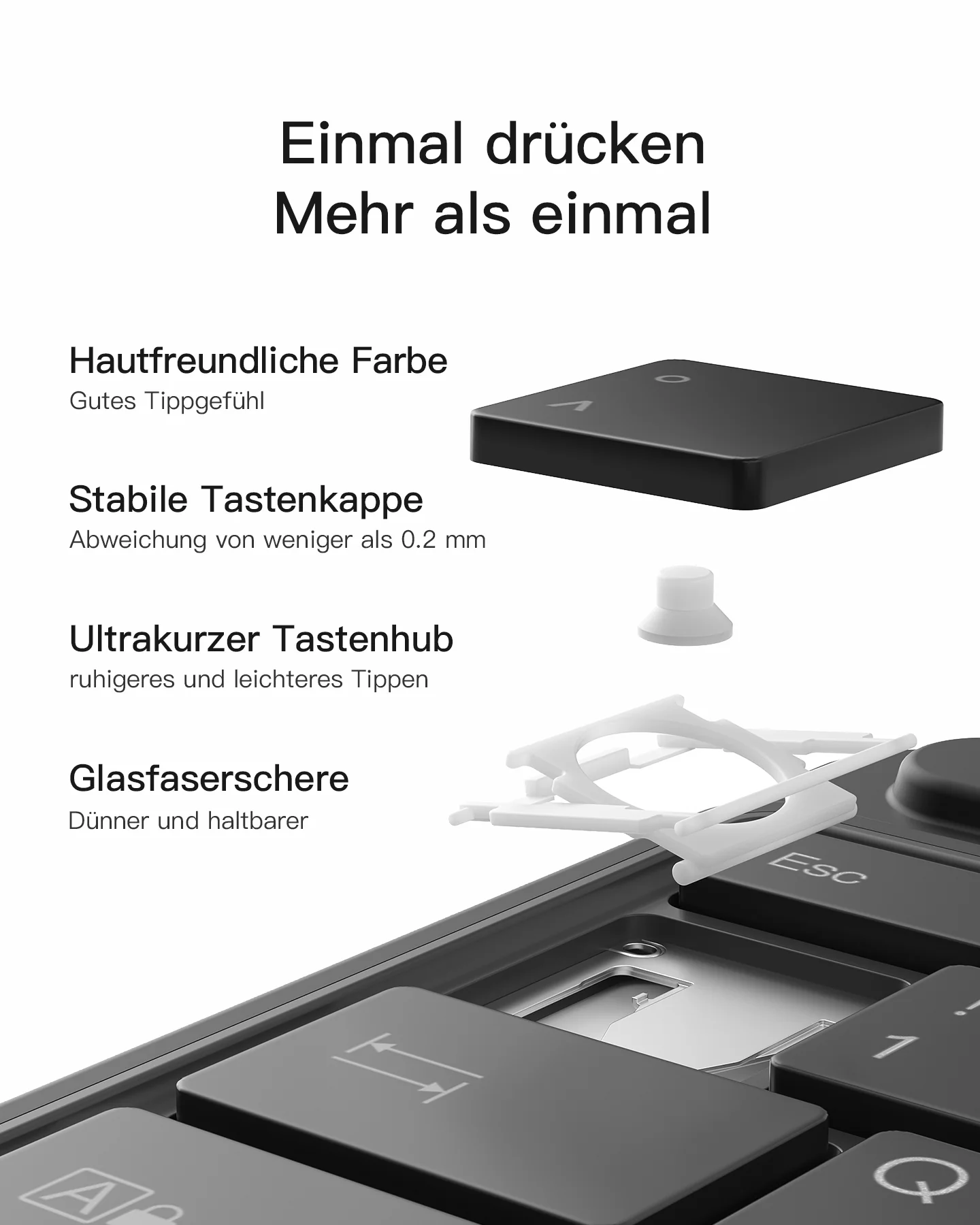 Surface Pro AI Funktion Tastatur, Kompatibel mit Surface Pro 11/10/9/8/X, QWERTZ, KB05114 - Image 9