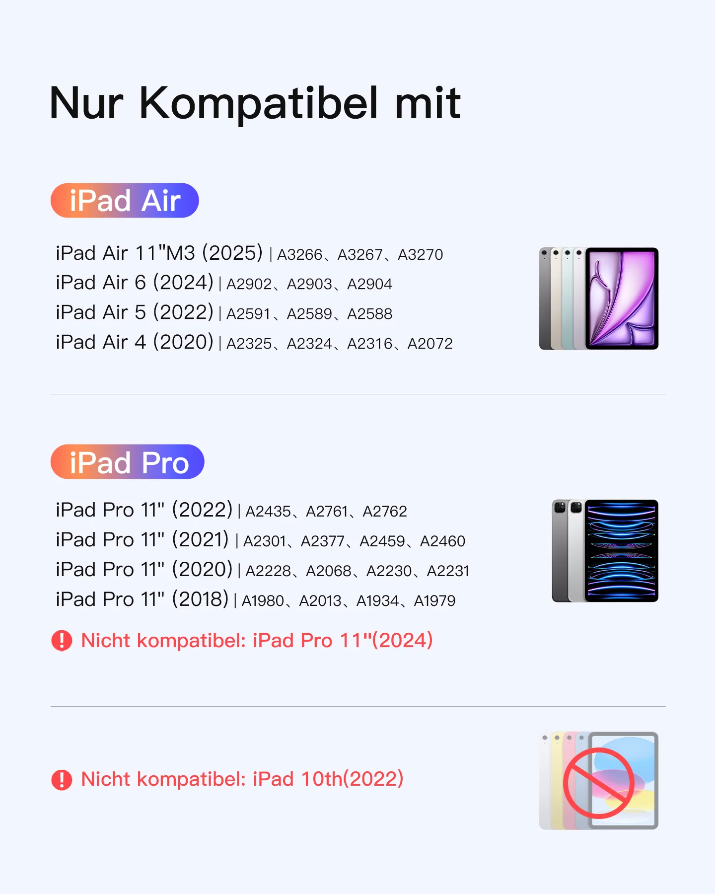 Neo Magic Magnetische Tastaturhülle für iPad Air 11" M4/M3/M2 (2026/2025/2024), iPad Air 5/4, iPad Pro 11" 4/3/2/1, KB09119 - Image 10