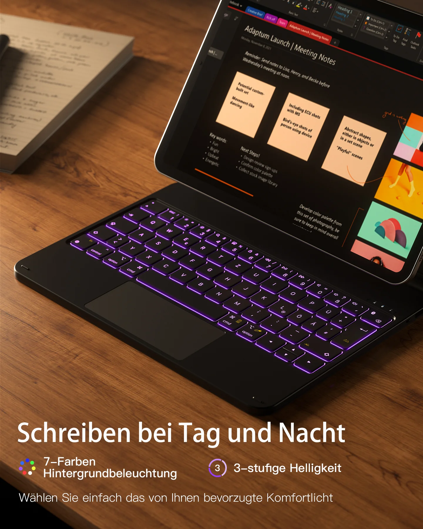 Neo Magic Magnetische Tastaturhülle für iPad Air 11" M4/M3/M2 (2026/2025/2024), iPad Air 5/4, iPad Pro 11" 4/3/2/1, KB09119 - Image 3