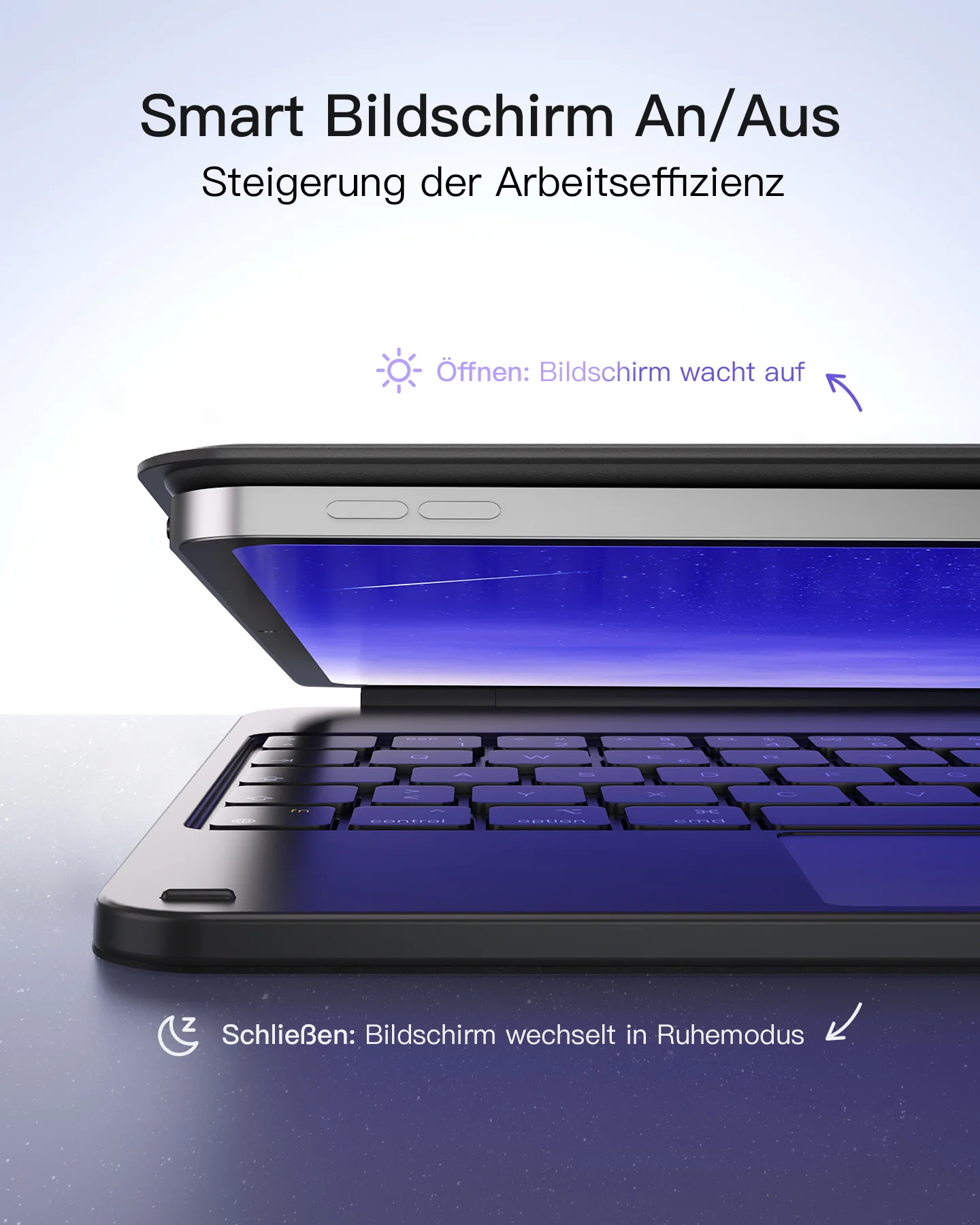 Neo Magic Magnetische Tastaturhülle für iPad Air 11" M4/M3/M2 (2026/2025/2024), iPad Air 5/4, iPad Pro 11" 4/3/2/1, KB09119 - Image 5