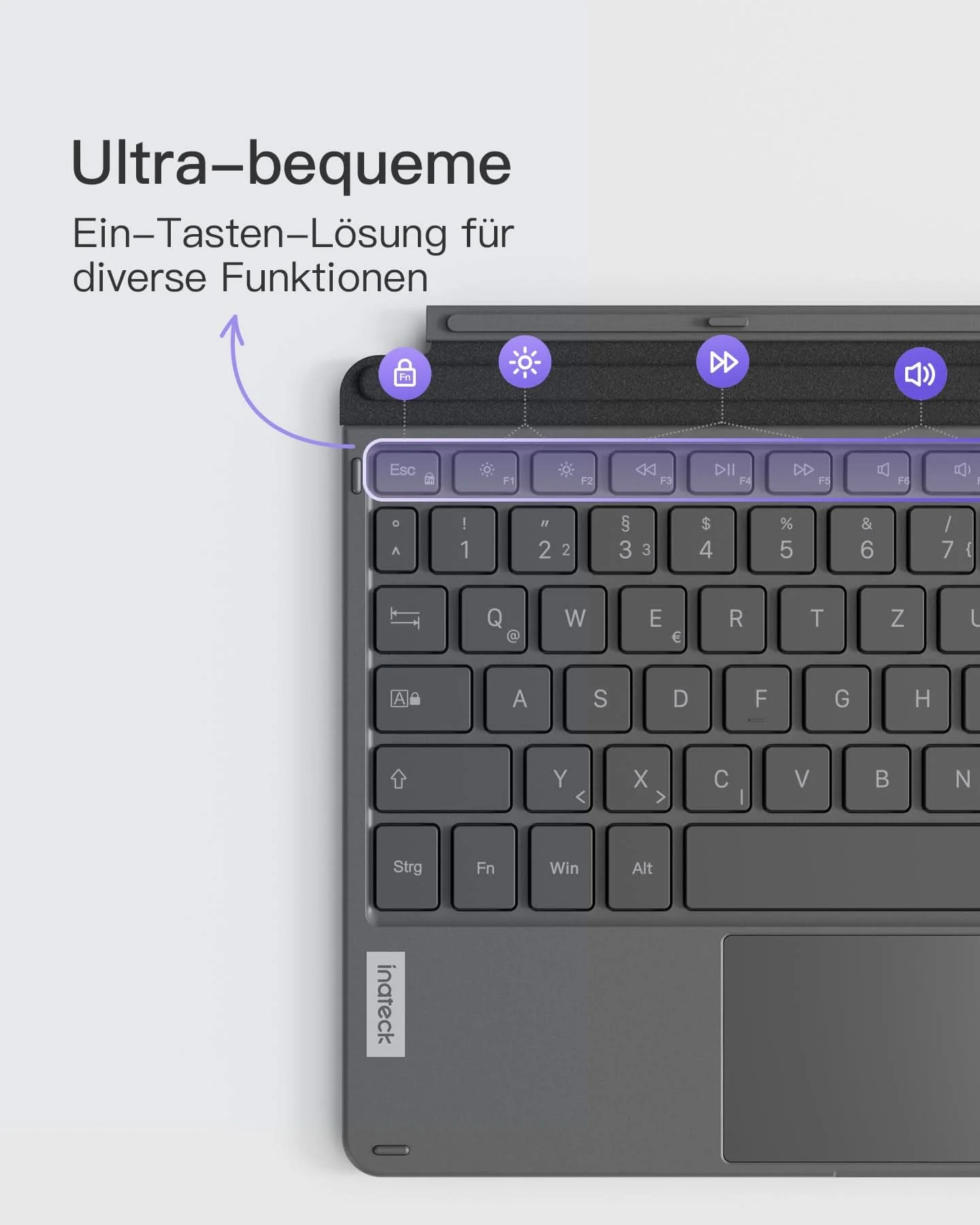 Surface Go AI Tastatur, Kompatibel mit Surface Go 4, Surface Go 3/2/1, KB02028 - Image 4