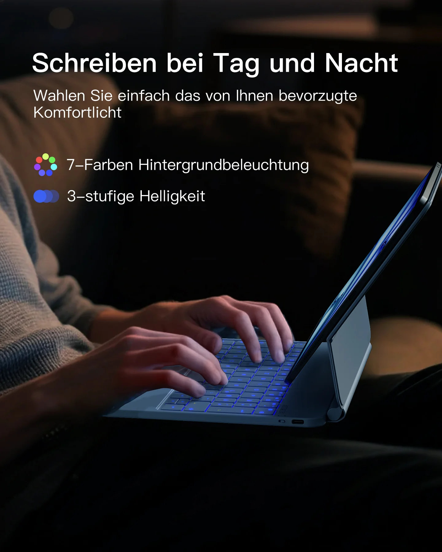 NeoMagic Magnetische Tastatur Hülle für iPad 11" (A16 2025), iPad 10, KB09119-10 - Image 16
