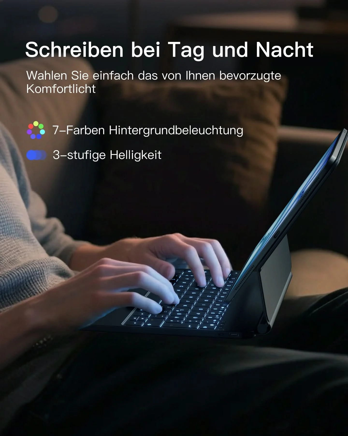 NeoMagic Magnetische Tastatur Hülle für iPad 11" (A16 2025), iPad 10, KB09119-10 - Image 4