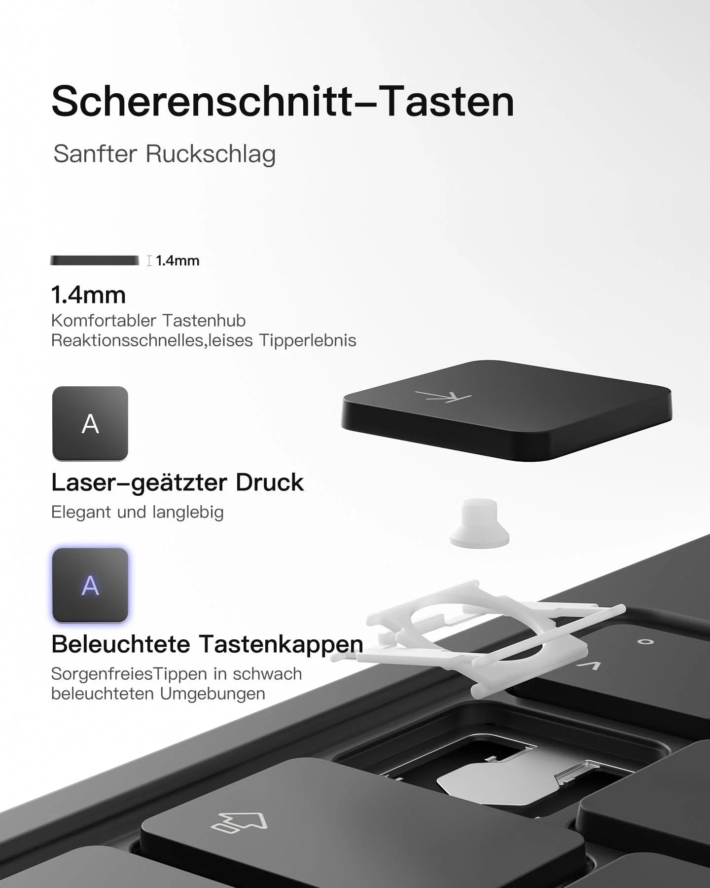 NeoMagic Magnetische Tastatur Hülle für iPad 11" (A16 2025), iPad 10, KB09119-10 - Image 5