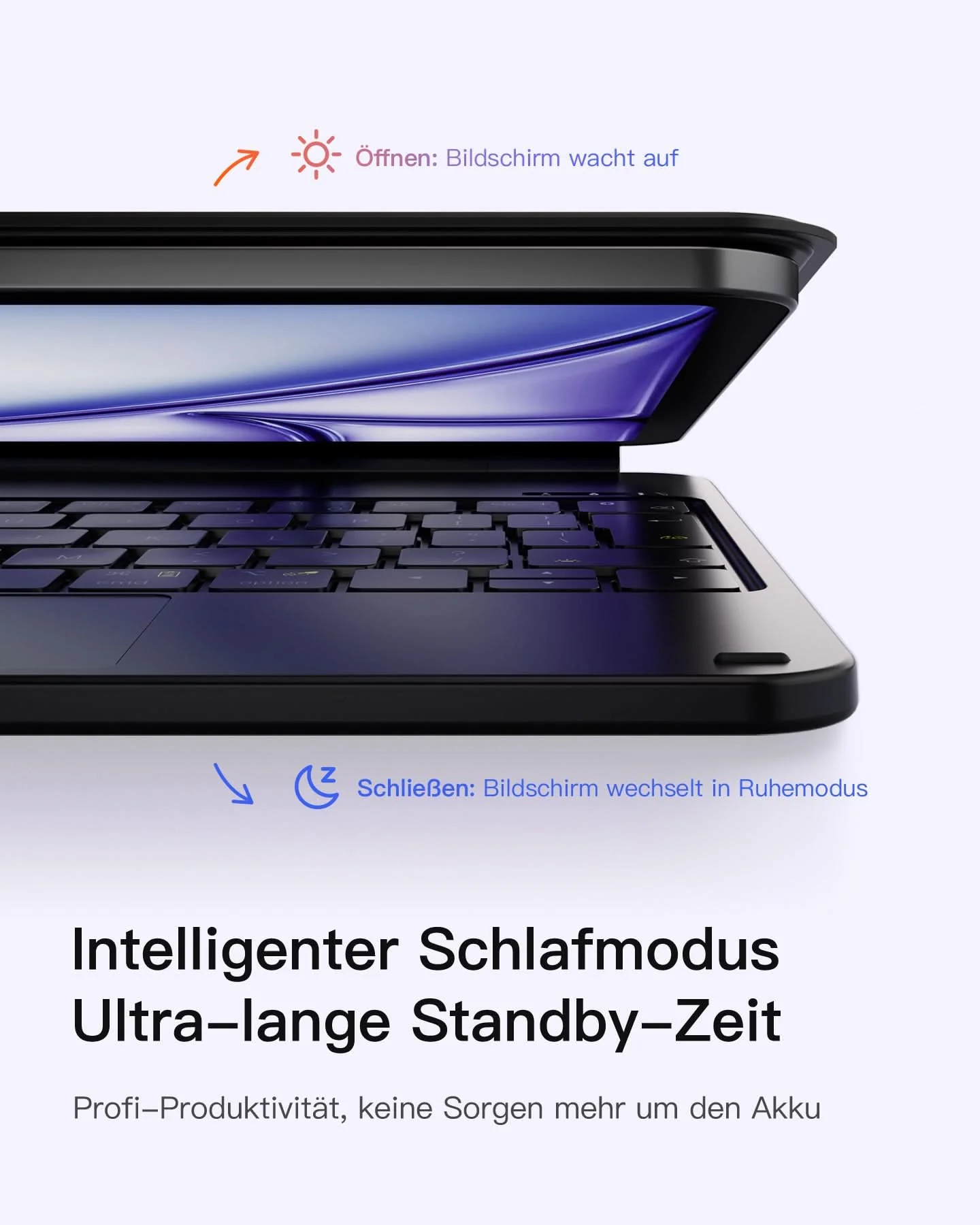 NeoMagic Magnetische Tastatur Hülle für iPad 11" (A16 2025), iPad 10, KB09119-10 - Image 8