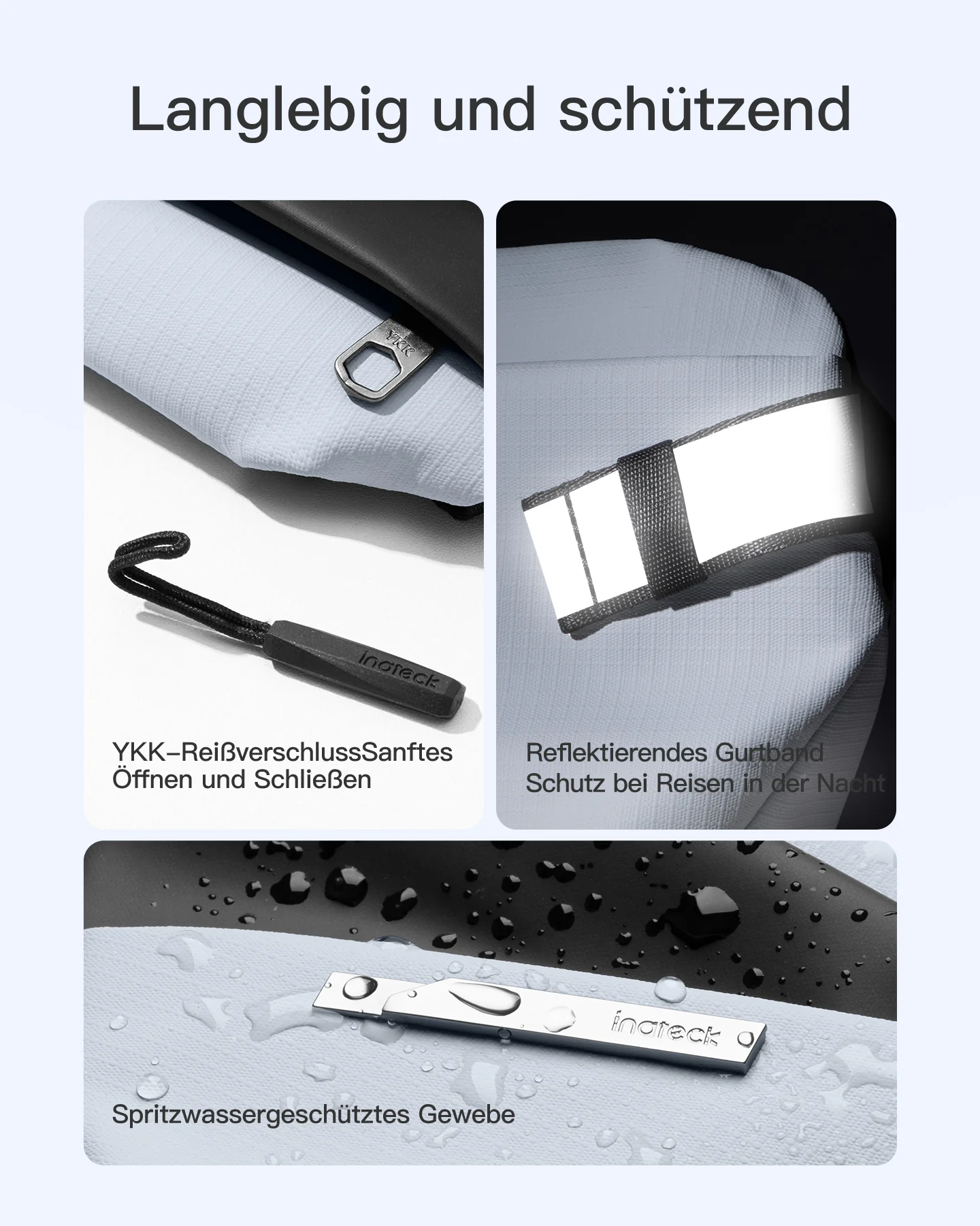 Sling Bag, leichte Umhängetasche mit schnell verstellbarem Gurt, FB01001 - Image 17