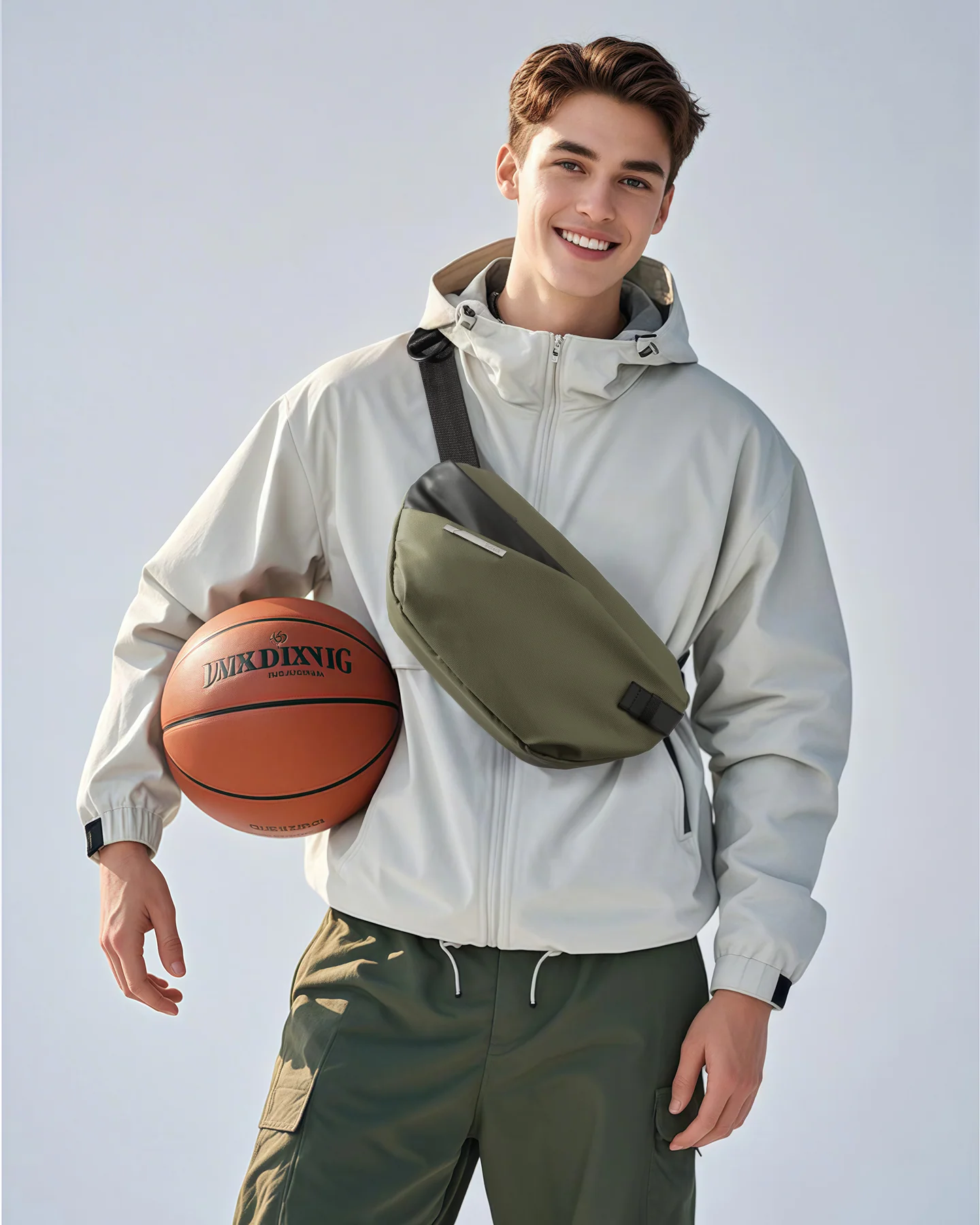 Sling Bag, leichte Umhängetasche mit schnell verstellbarem Gurt, FB01001 - Image 37