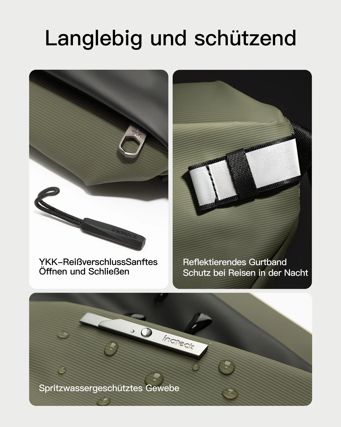 Sling Bag, leichte Umhängetasche mit schnell verstellbarem Gurt, FB01001 - Image 38