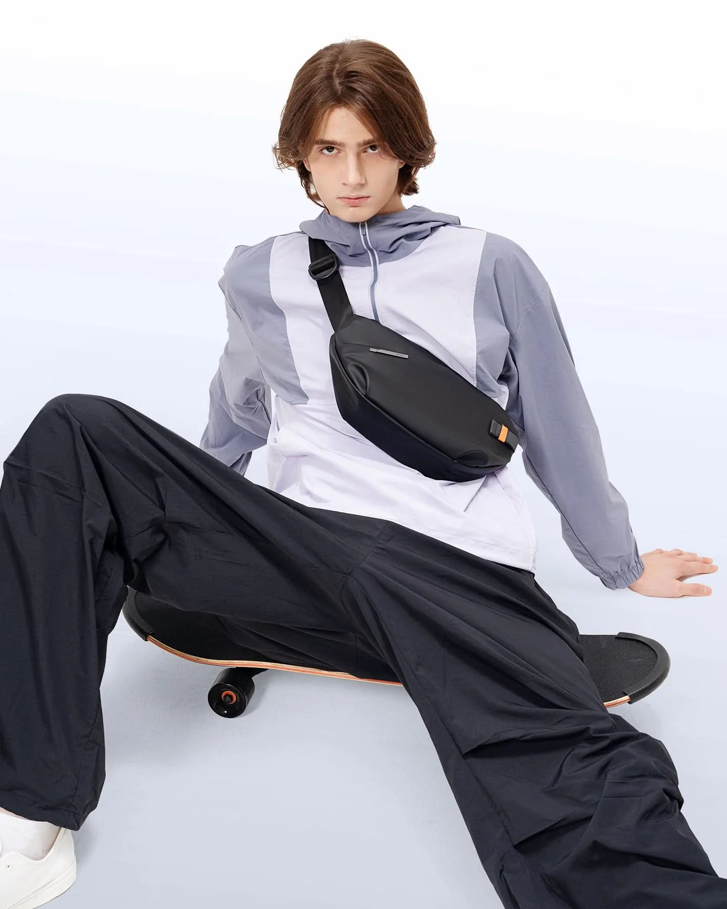 Sling Bag, leichte Umhängetasche mit schnell verstellbarem Gurt, FB01001 - Image 9