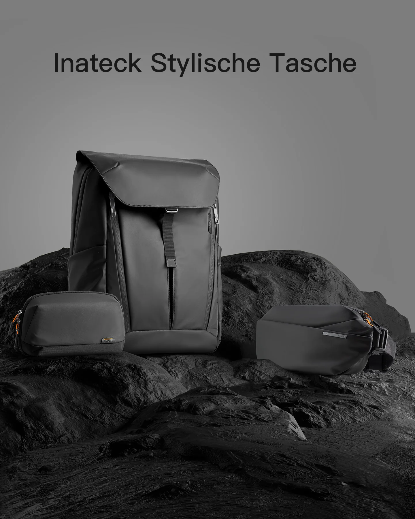 Sling Bag mit 19 eingebaute Taschen, stylische Crossbody Bag mit verstellbarem Schultergurt, LB03014 - Image 17