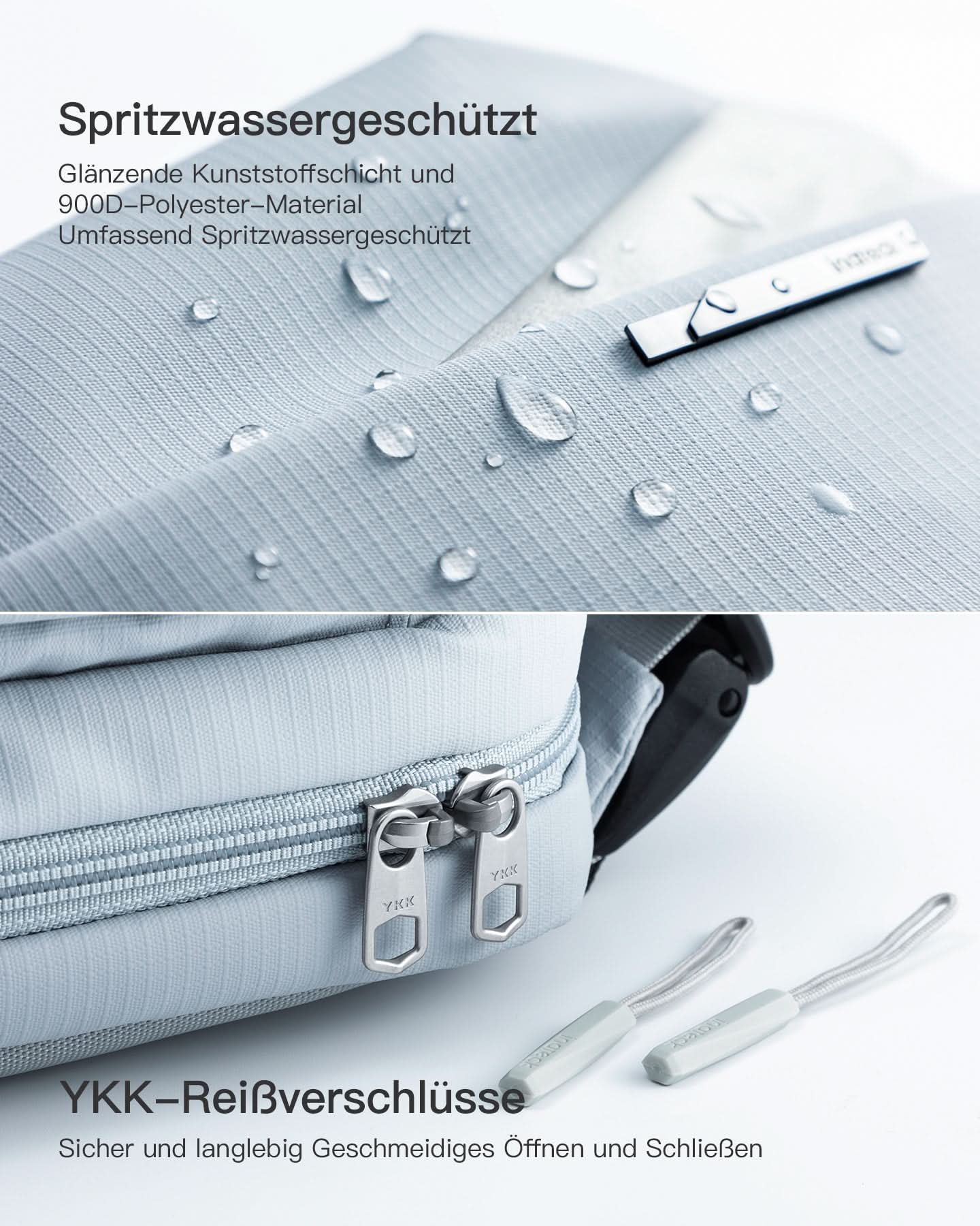Sling Bag mit 19 eingebaute Taschen, stylische Crossbody Bag mit verstellbarem Schultergurt, LB03014 - Image 29