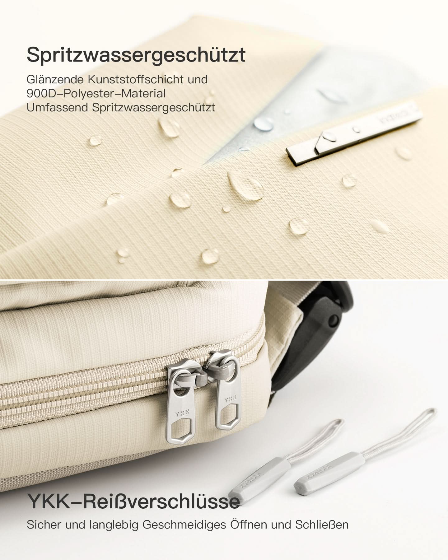 Sling Bag mit 19 eingebaute Taschen, stylische Crossbody Bag mit verstellbarem Schultergurt, LB03014 - Image 34