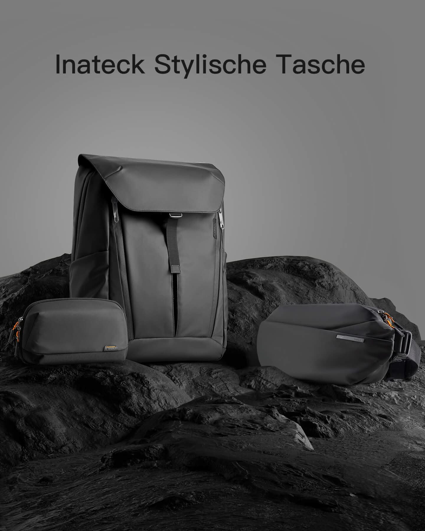 Sling Bag mit 19 eingebaute Taschen, stylische Crossbody Bag mit verstellbarem Schultergurt, LB03014 - Image 8