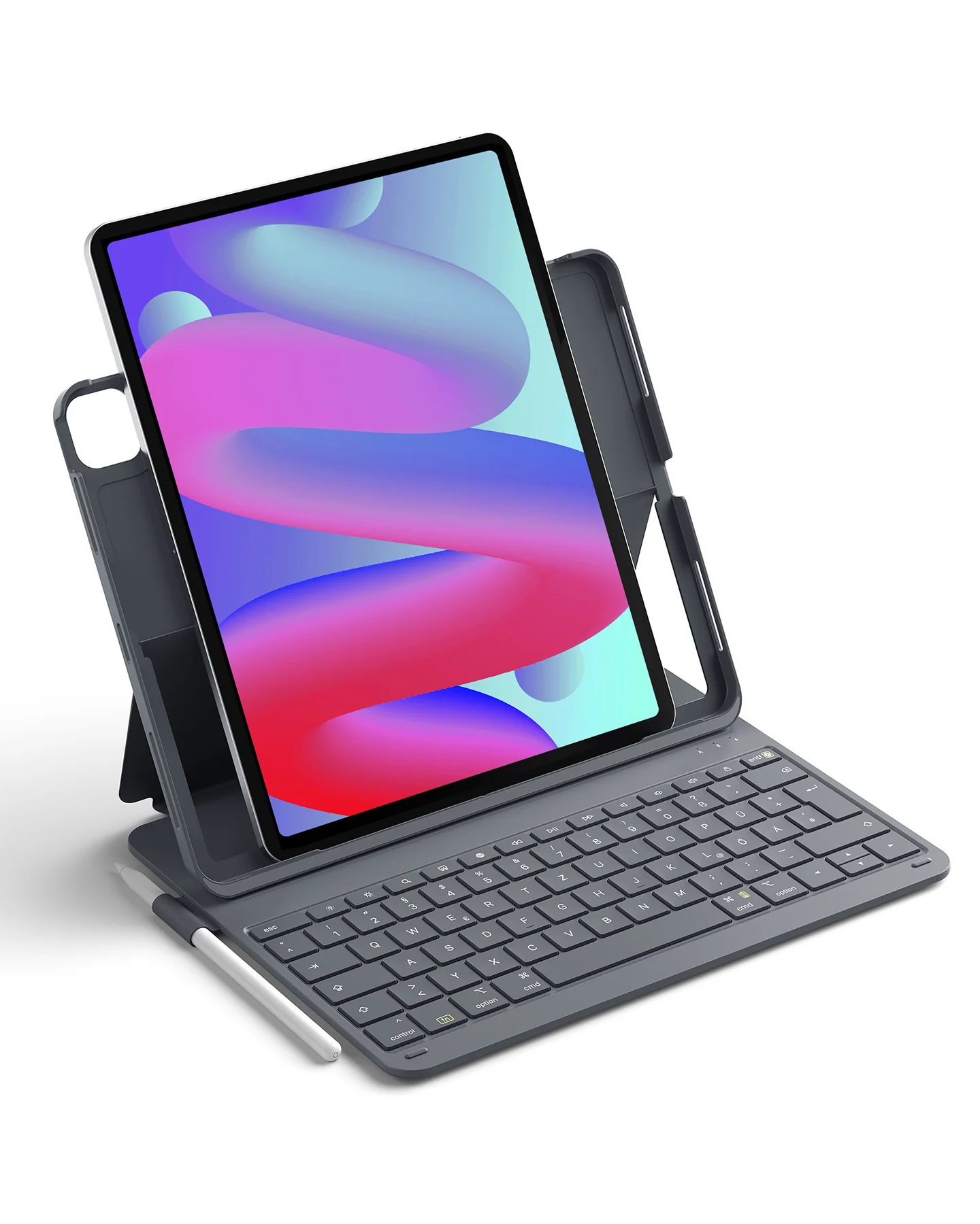 Super-leicht Tastatur Hülle für iPad Air 13"M4/M3/M2 (2026/2025/2024), iPad Pro 12.9" 6/5/4/3, BK2007-13 - Image 3