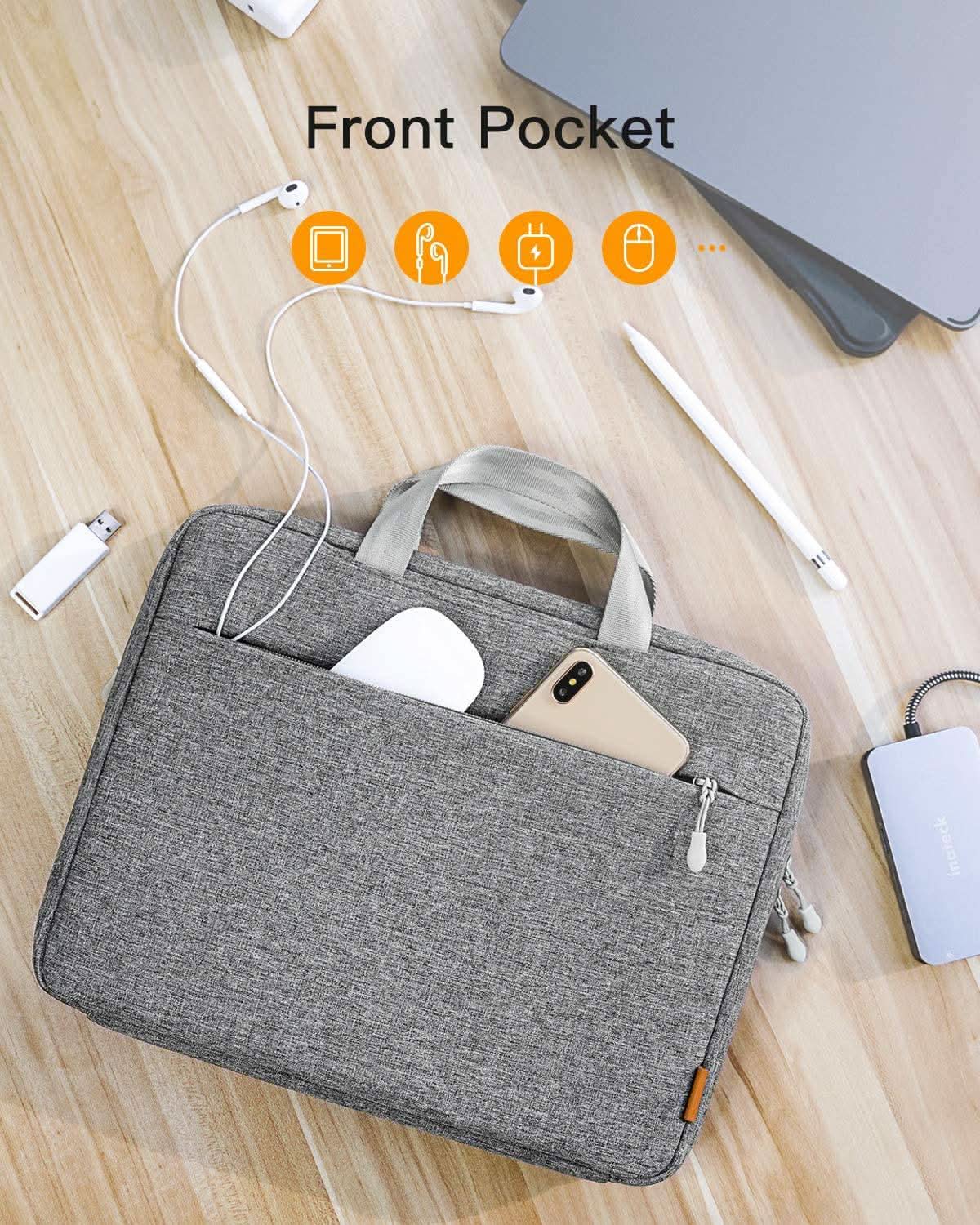 Laptoptasche Hülle Kompatibel mit 13" MacBook Air 2024-2018, MacBook Pro 2022-2016, iPad Pro M4 2024, iPad Air M2 2024, LB02009 - Image 3