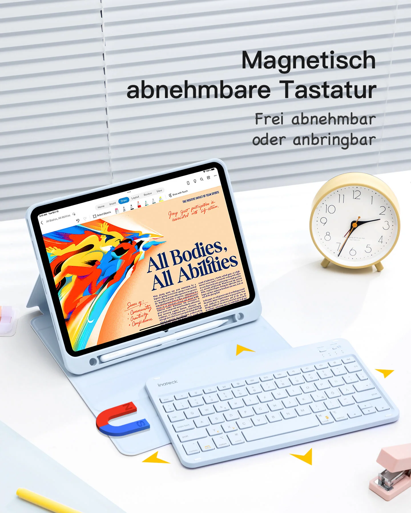 Ultraleicht Tastatur Hülle für iPad 11" (A16 2025), iPad 10; iPad Air 11" M4/M3/M2 (2026/2025/2024), iPad Air 5/4, iPad Pro 11" 4/3/2/1, KB04002 - Image 19